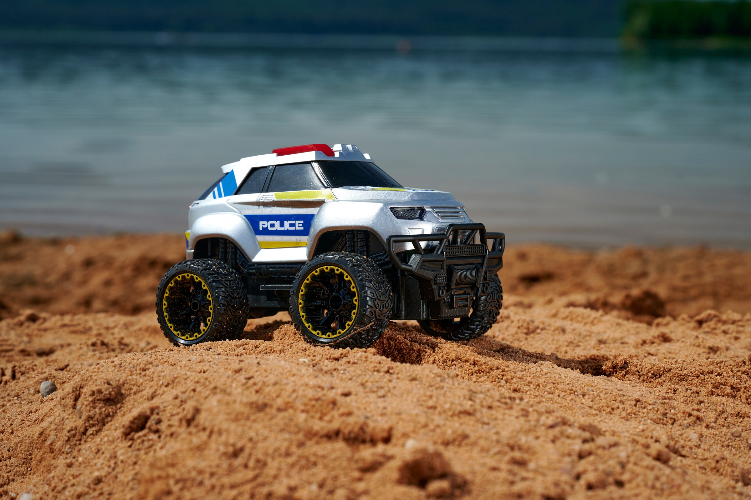 Dickie Toys RC-Monstertruck »Police Offroader RC; 2,4 GHz«, mit Licht und Sound
