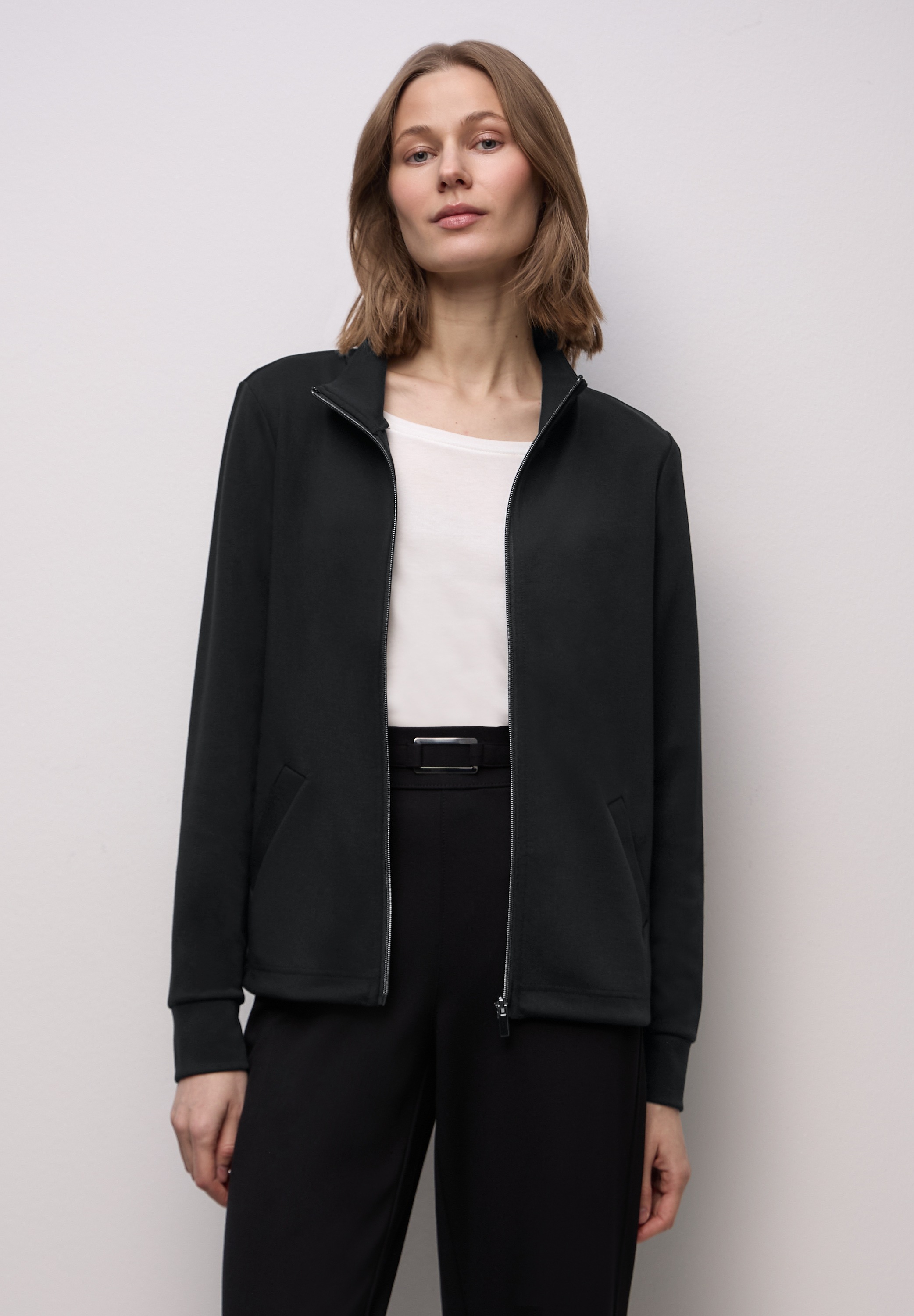 STREET ONE Cardigan mit Tunnelzug am Saum günstig online kaufen