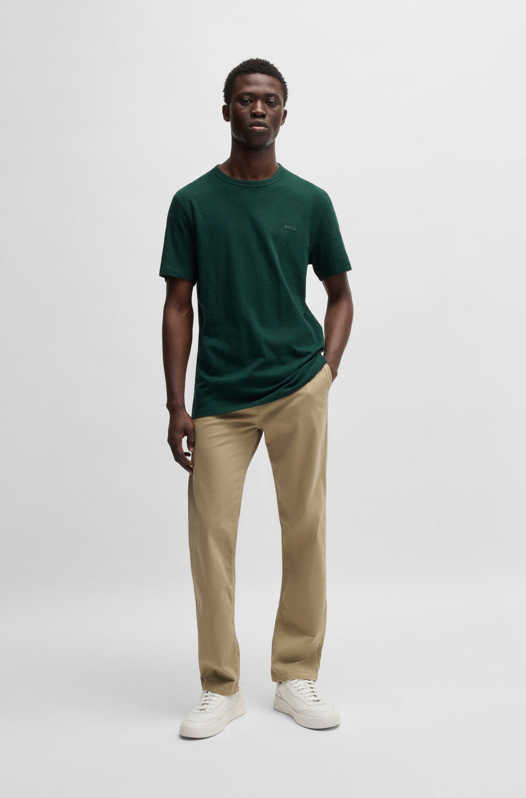 BOSS ORANGE T-Shirt »Tegood« mit Rundhalsausschnitt