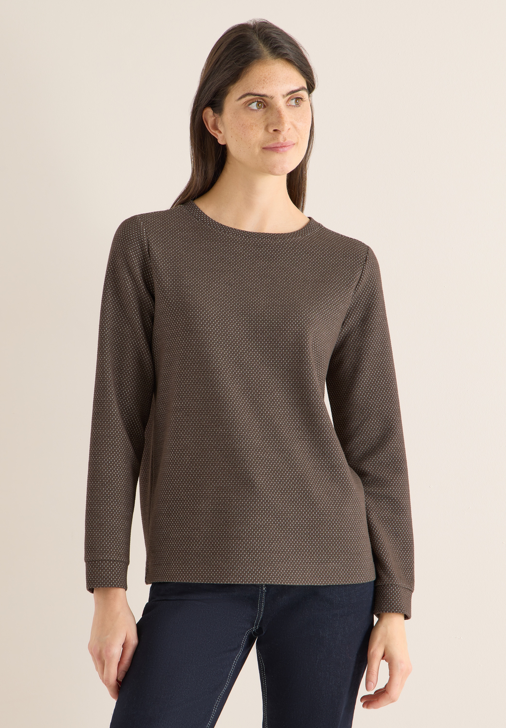 Cecil Langarmshirt mit U-Boot-Ausschnitt günstig online kaufen