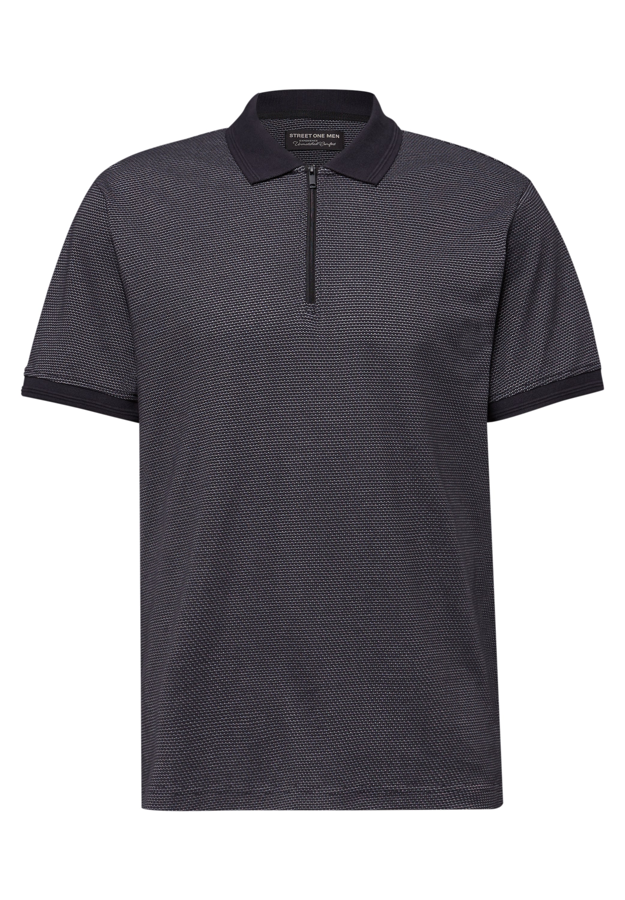 STREET ONE MEN Poloshirt im soften Baumwoll-Mix