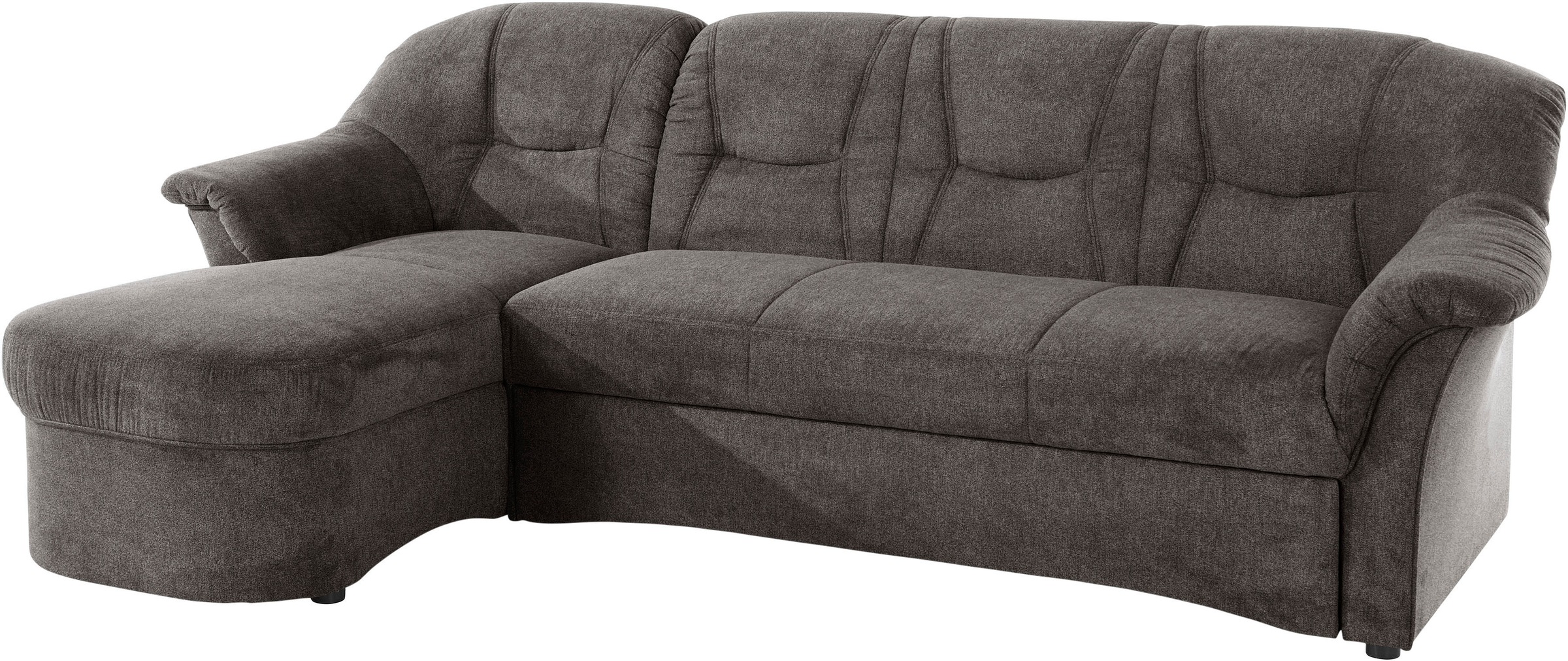 DOMO collection Ecksofa »Sarafina zeitlos und komfortabel, optional mit Federkern, L-Form«, wahlweise mit Bettfunktion