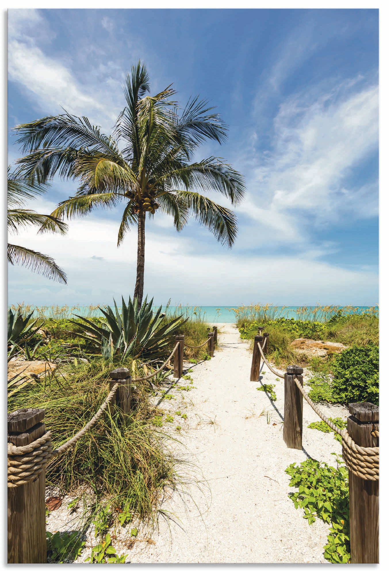 Artland Wandbild "Weg zum Strand II", Strandbilder, (1 St.), als Alubild, O günstig online kaufen