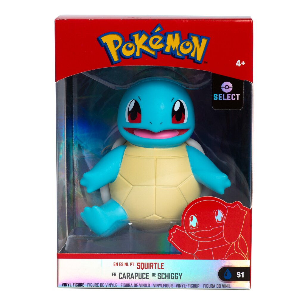 Jazwares Merchandise-Figur »Pokémon - Schiggy - Vinyl Figur 10 cm«, (1 tlg.), aus Vinyl
