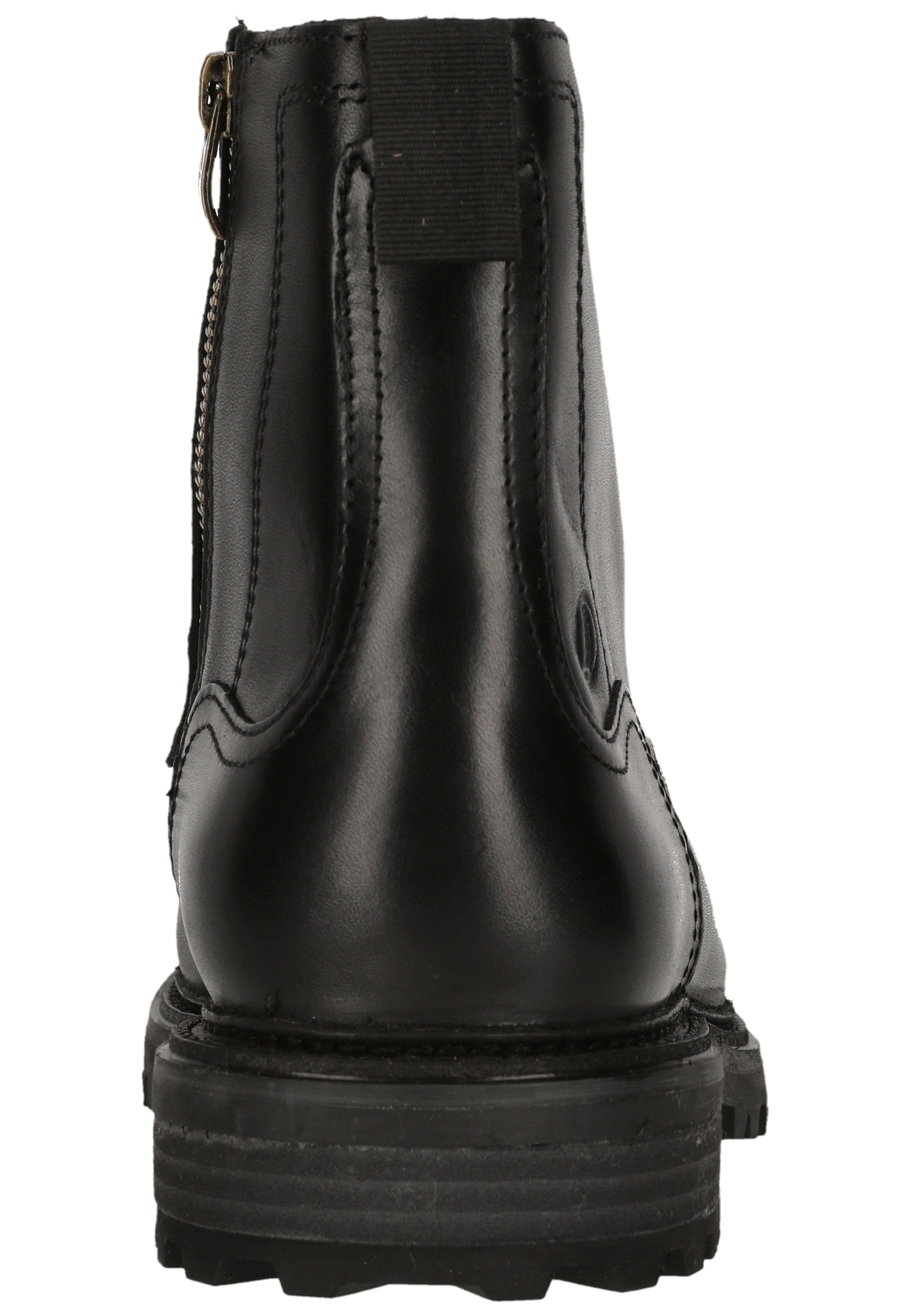 Clarks Stiefelette »Clarkridge Hi Black Leather«  mit akzentuierenden Details
