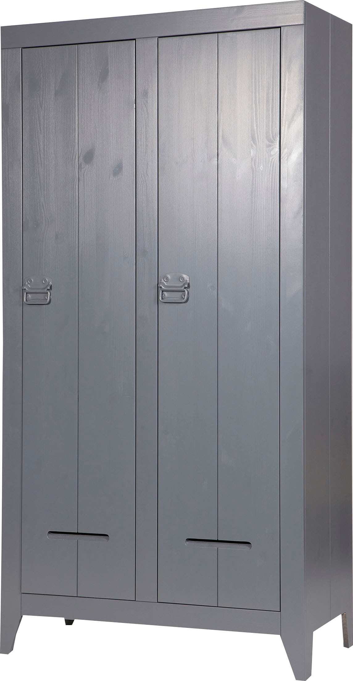 WOOOD Garderobenschrank "Kluis", 2-türig, mit Metallgriffen, H 190 cm x B 9 günstig online kaufen