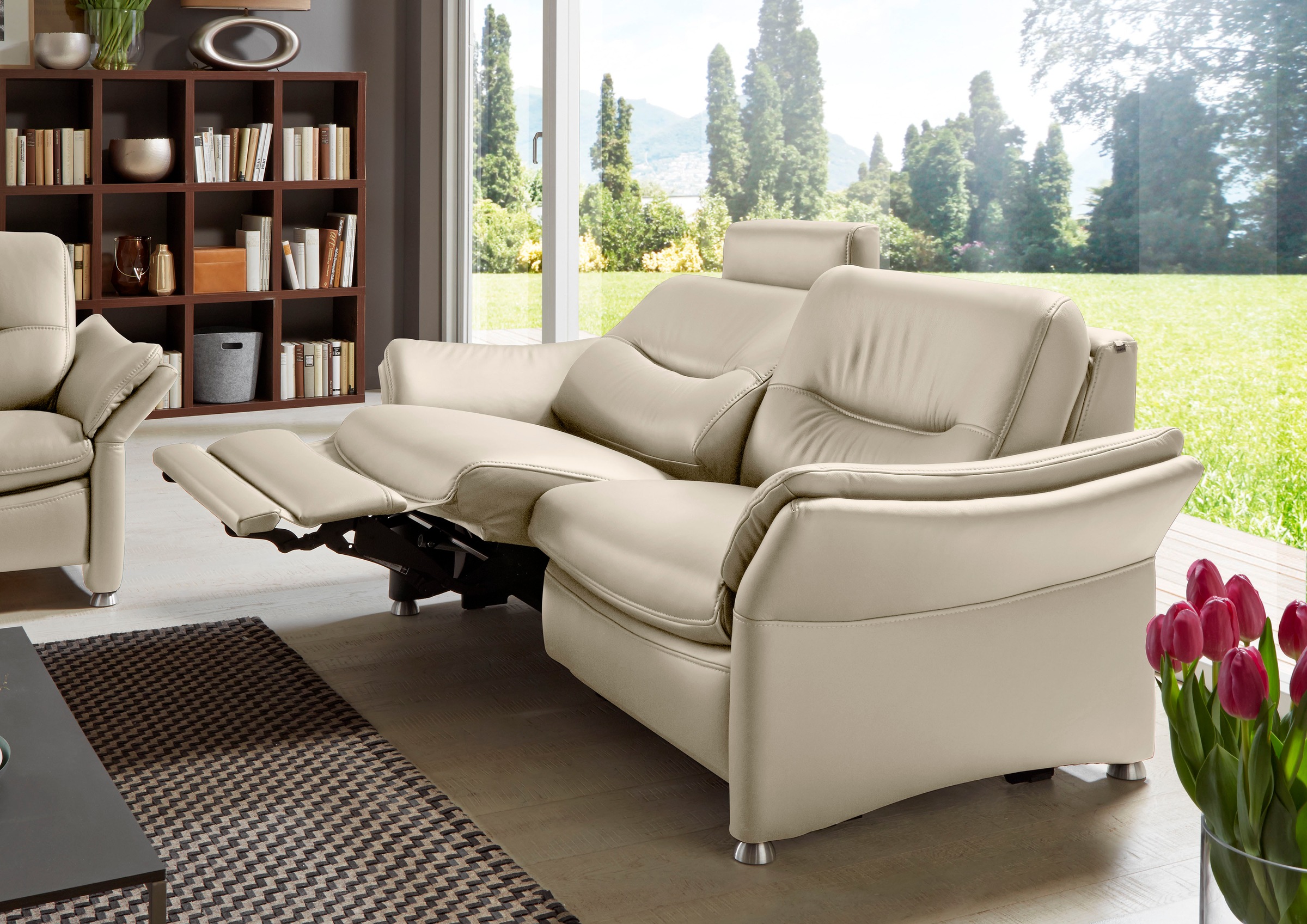 HUKLA 2,5-Sitzer "HU-SF15058 Ledersofa, Breite 194 cm", aus Leder, optional günstig online kaufen