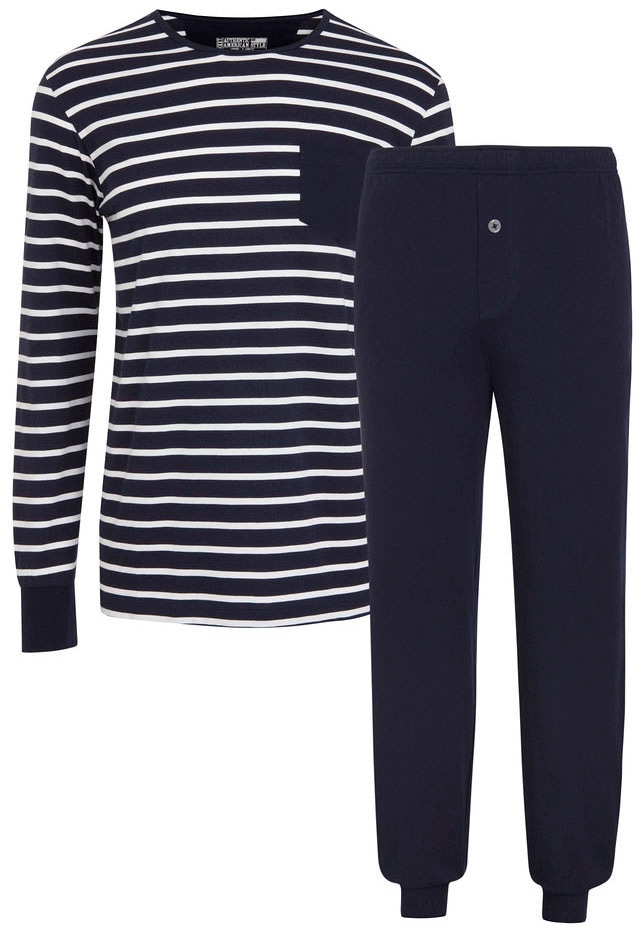 Jockey Pyjama »Cotton Nautical Stripe«, (Set, 2 tlg.)