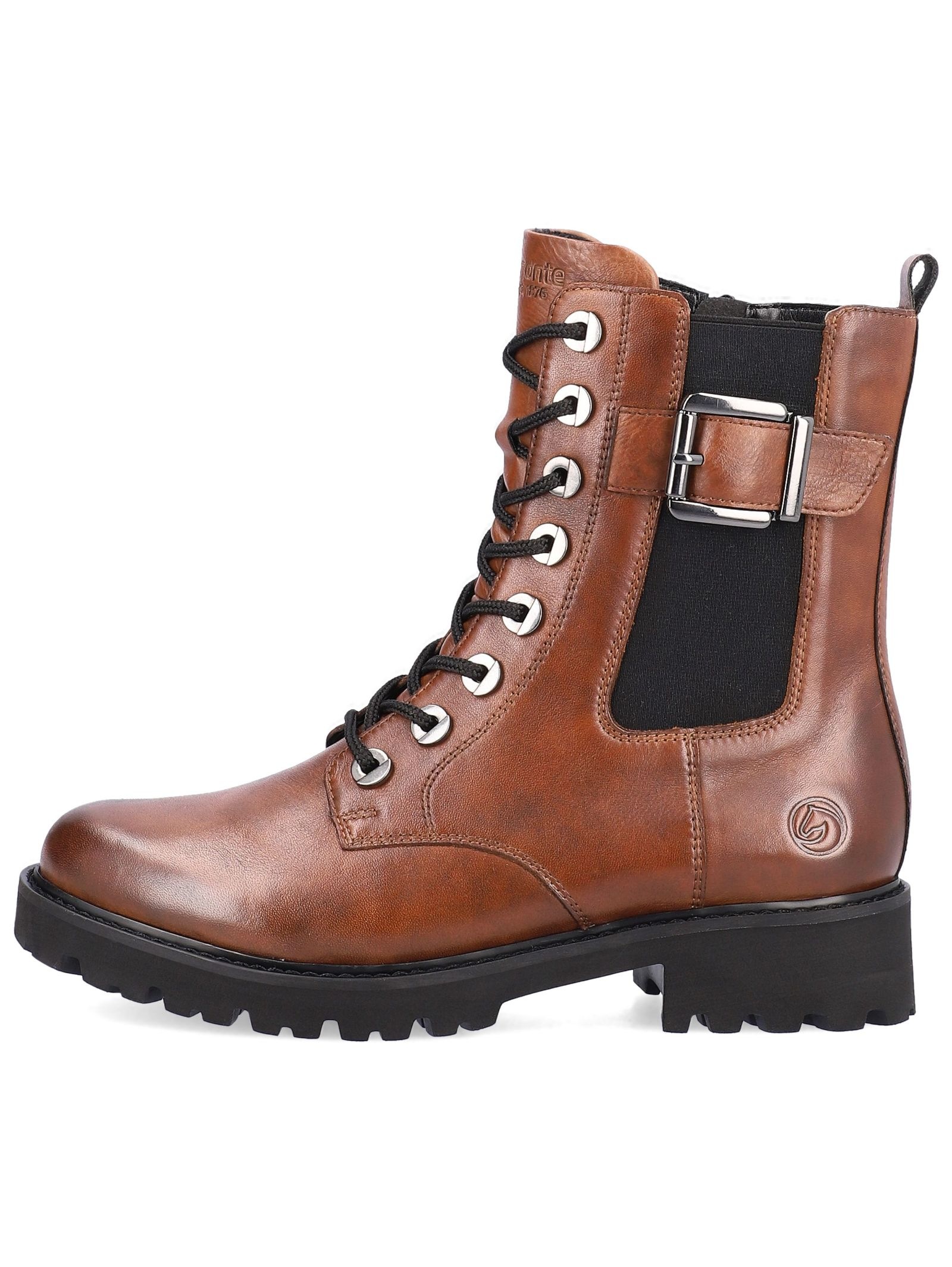Remonte Schnürstiefelette "Remonte Stiefelette Glattleder" günstig online kaufen