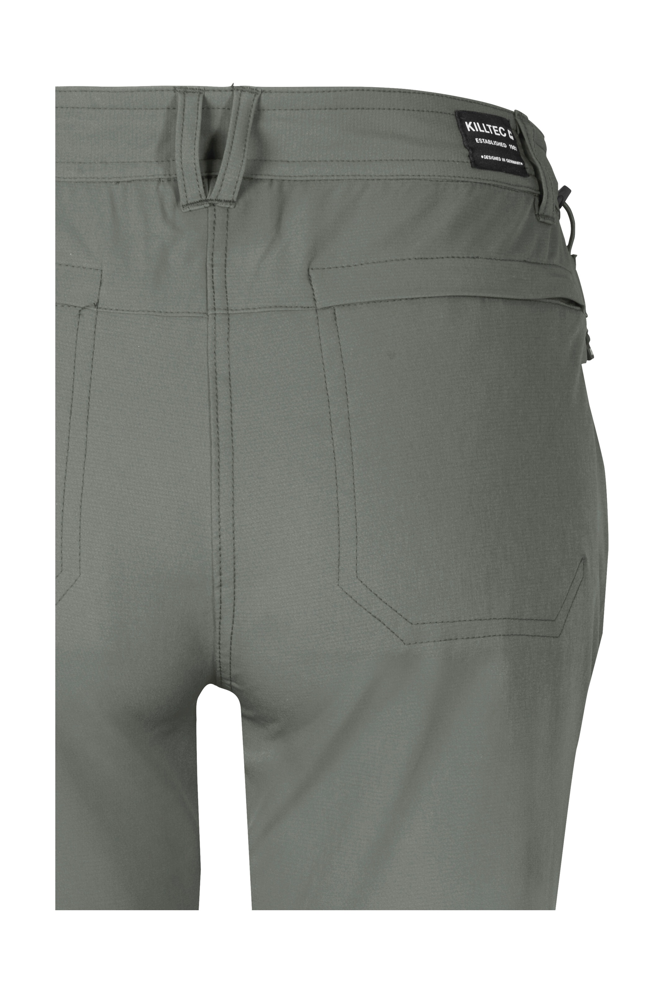 Caprihose KILLTEC "KOS 4 WMN PNTS", Damen, Gr. 38, Normalgrößen, grün, Obermaterial: 92% Polyester, 8% Elasthan, Hosen Caprihose, Wasserabweisende, schnelltrocknende Caprihose mit Comfort-Stretch 3