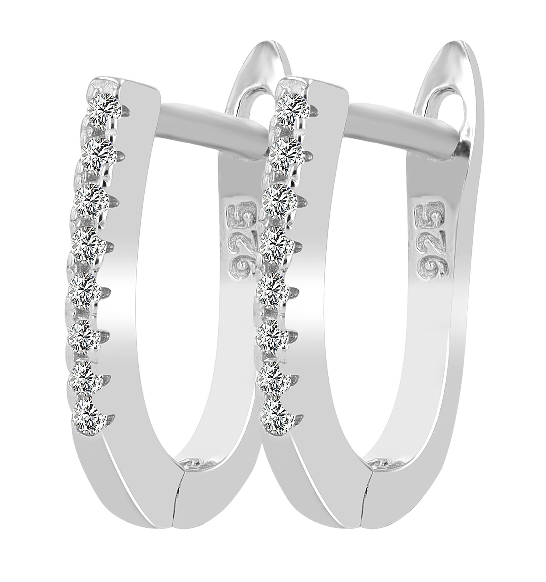 Adelia´s Klappcreolen "Damen Ohrringe – Klappcreole aus 925 Silber" Zum Ver günstig online kaufen