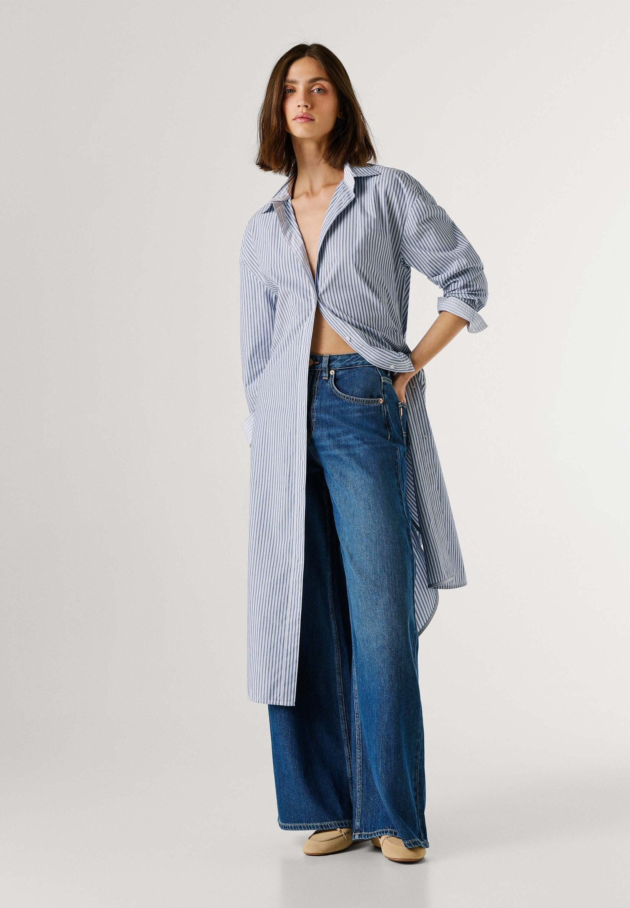 Pepe Jeans Loose-fit-Jeans »trousers WIDE LEG JEANS UHW JAIMY«