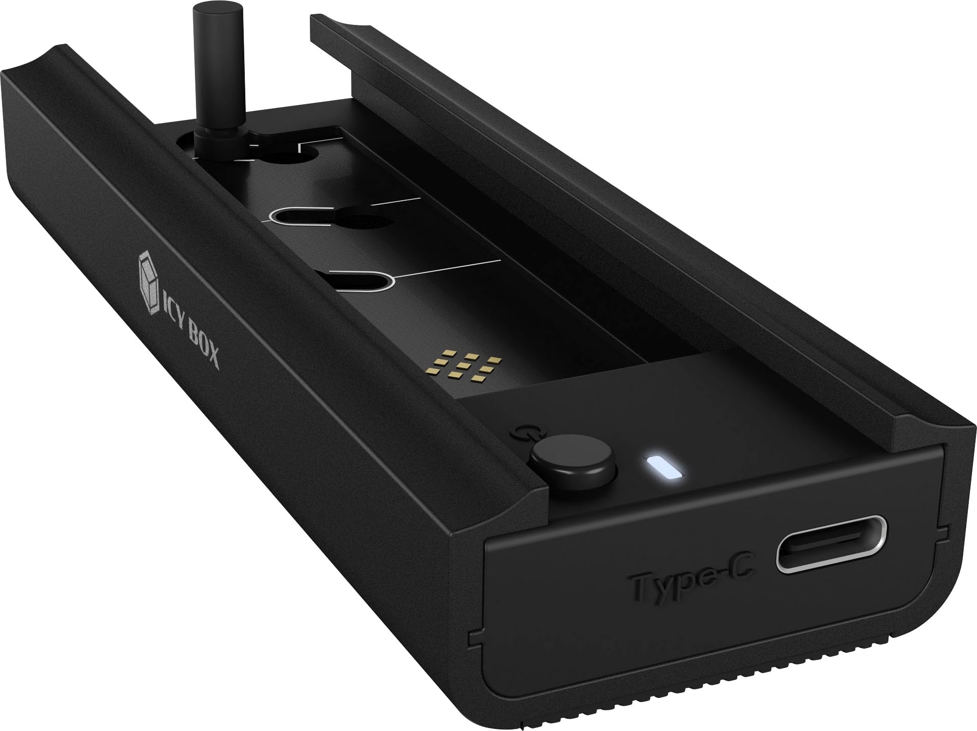 ICY Box Docking Station NVMe & SATA M.2 SSD - USB-C 3.1 Gen 2 | 10 Gbit/s Werkzeuglos