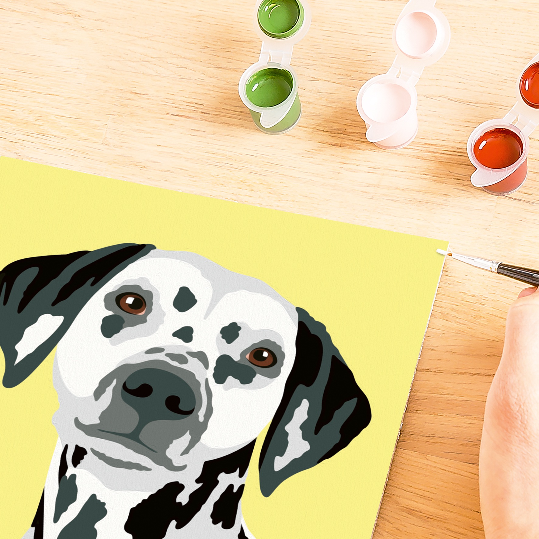 Ravensburger Malen nach Zahlen »CreArt, Niedlicher Hund«, Made in Europe