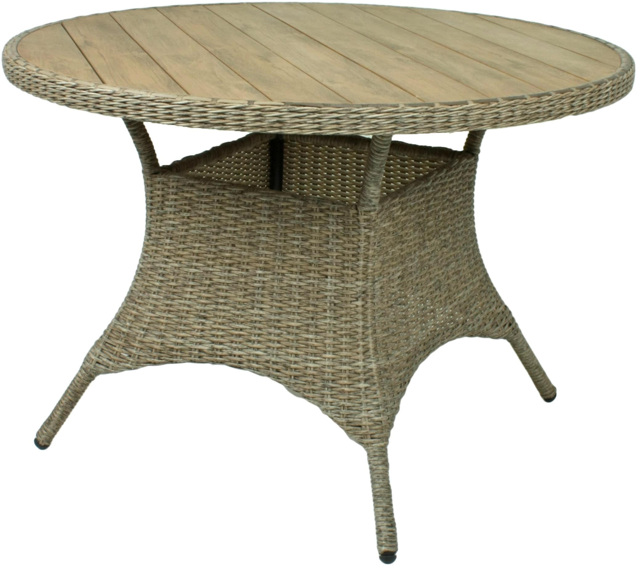Garden Pleasure Garten-Essgruppe »BASTIA« Set, 9 tlg. mit Polsterung