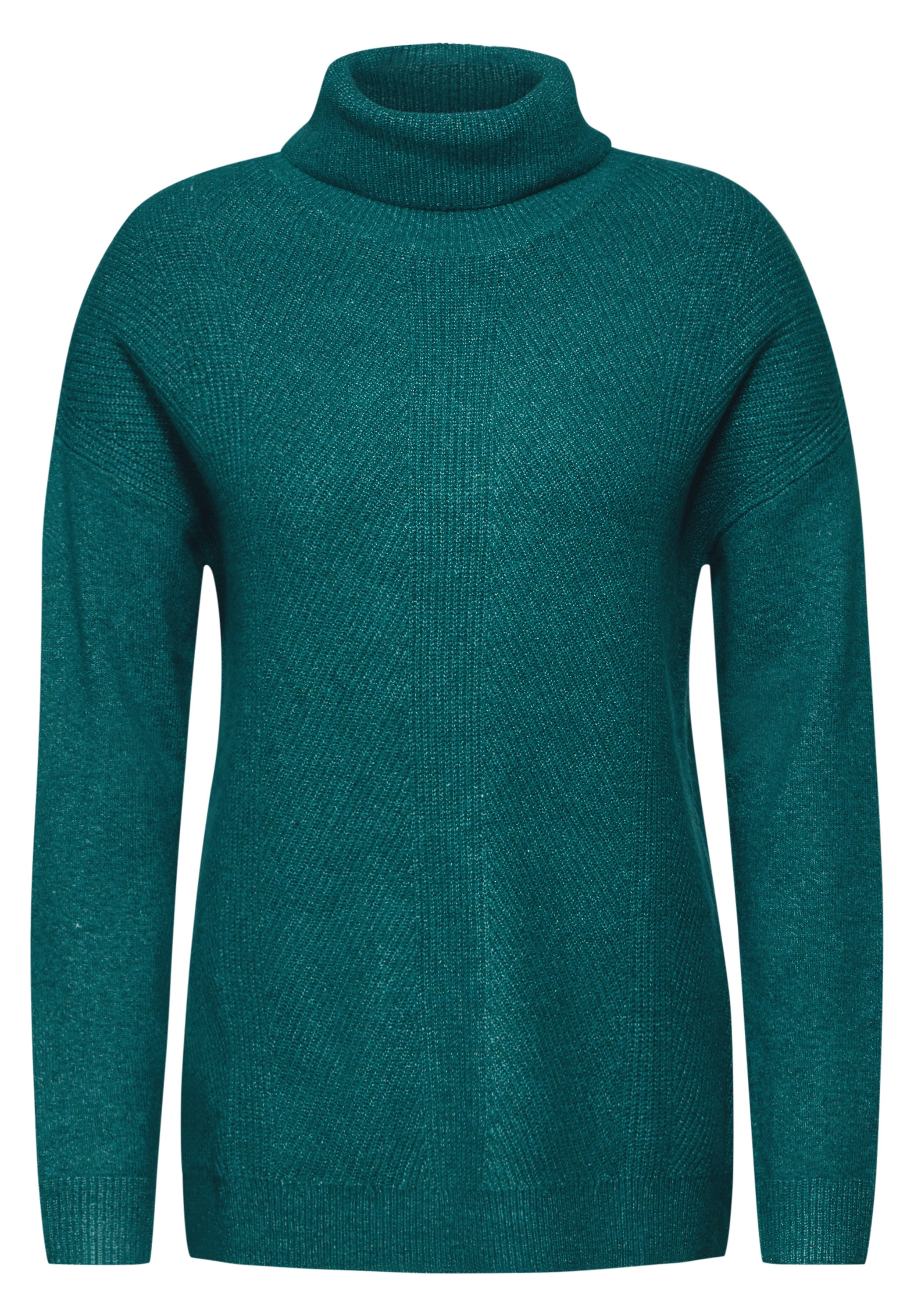 Cecil Rollkragenpullover, aus softem Materialmix