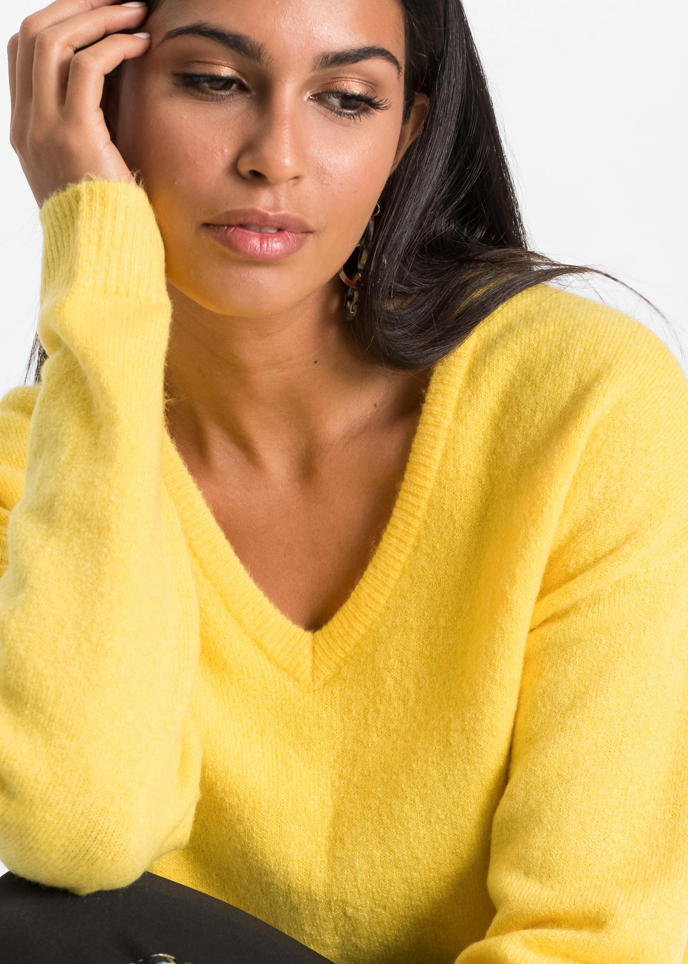 bonprix Strickpullover "Oversize-Strick-Pullover" aus weichem Material, mit günstig online kaufen