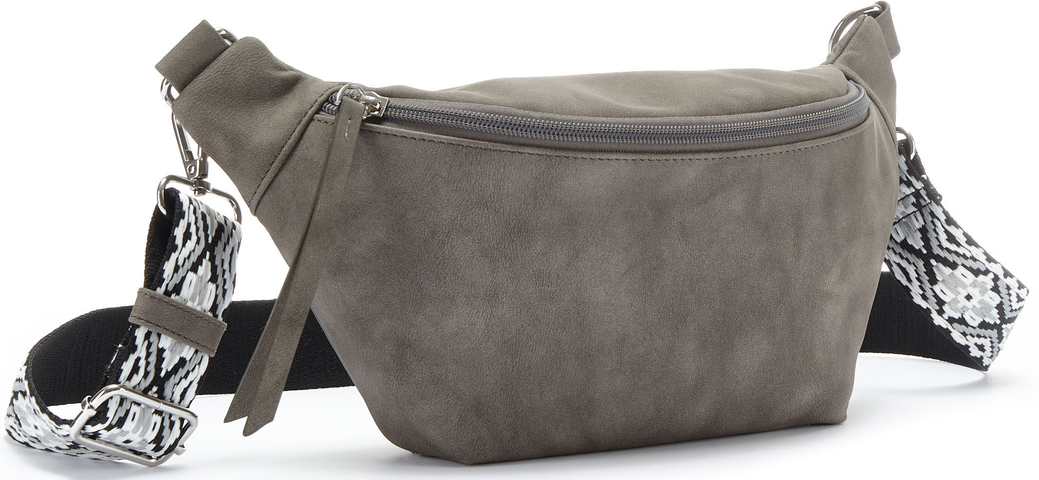 Vivance Bauchtasche "Umhängetasche, Hüfttasche, Crossbody Bag, Gürteltasche" Handtasche Damen zum Umhängen mit austauschbarem Schulterriemen VEGAN