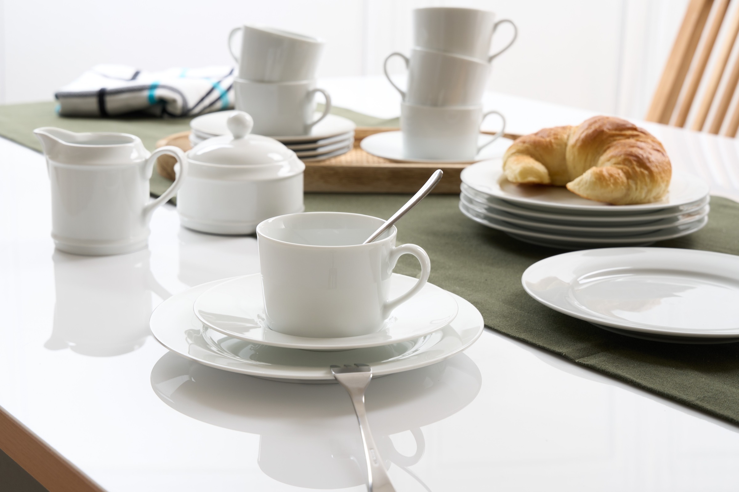 Retsch Arzberg Kaffeeservice "HEIKE WEISS, Geschirr-Set 20-tlg., mit Milch günstig online kaufen