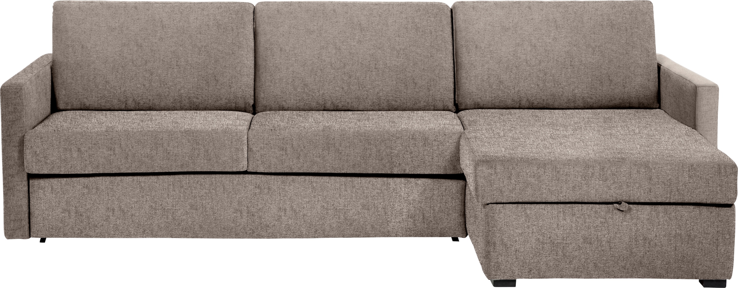 Places of Style Schlafsofa »GOLDPOINT Ecksofa 264 cm, Liegefläche (140/200cm), L-Form,«, Bettfunktion, Bonell-Federkernmatratze und Dauerschläfer-Funktion