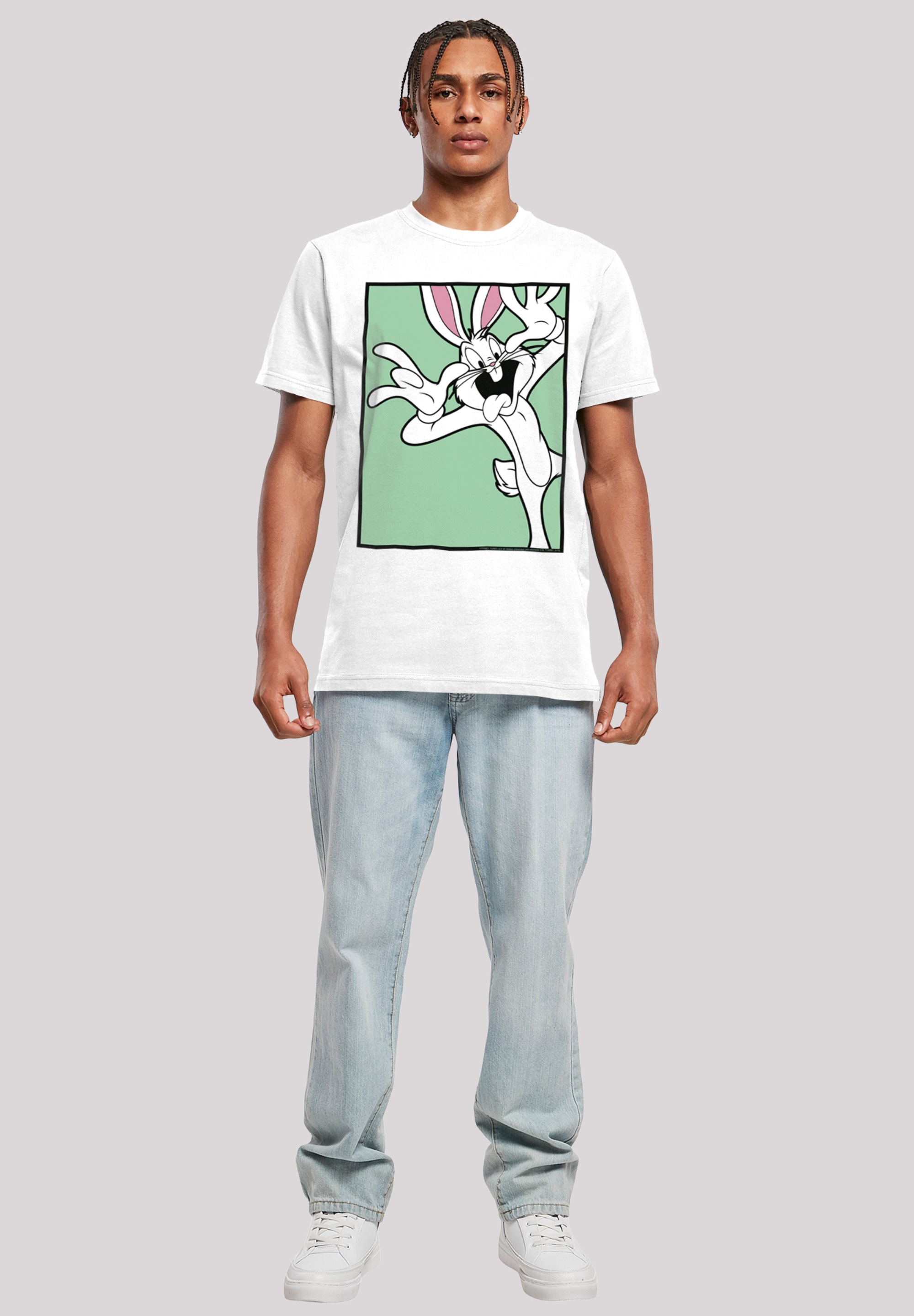 F4NT4STIC T-Shirt »Looney Tunes Bugs Bunny Funny Face«, Print