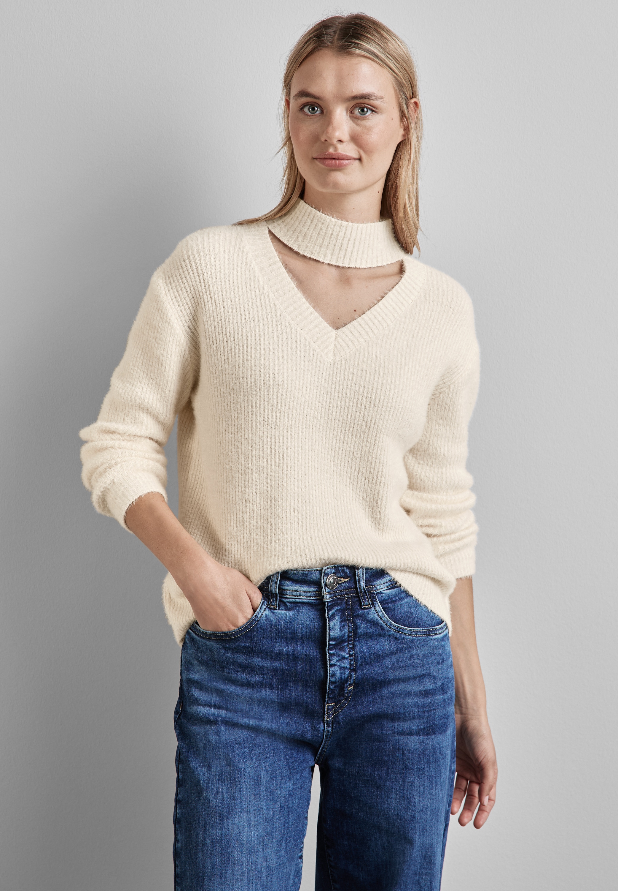 STREET ONE Strickpullover, mit Turtleneck günstig online kaufen