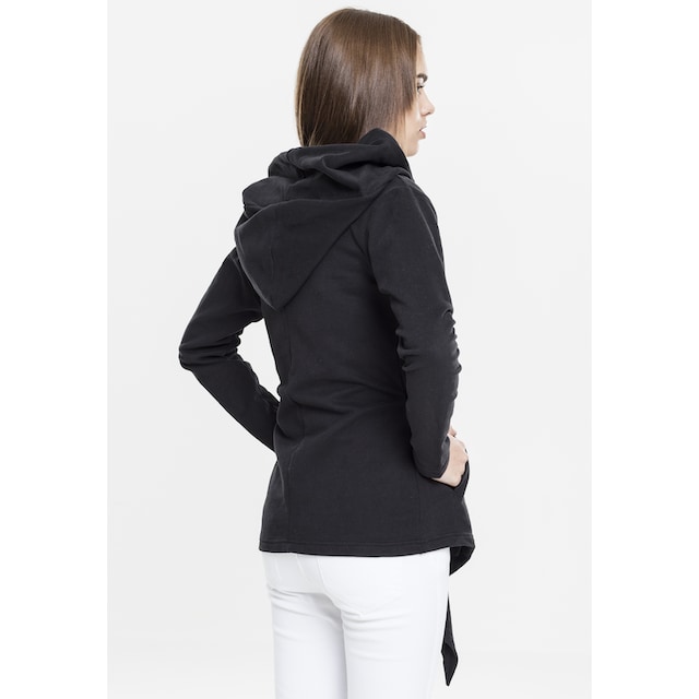 URBAN CLASSICS Strickjacke »Damen Ladies Hooded Sweat Cardigan«, (1 tlg.)  für bestellen | BAUR