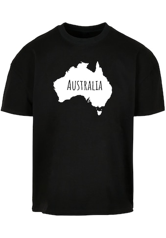T-Shirt »Merchcode Herren Australia X Ultra Heavy Cotton Box T-Shirt«, (1 tlg.)