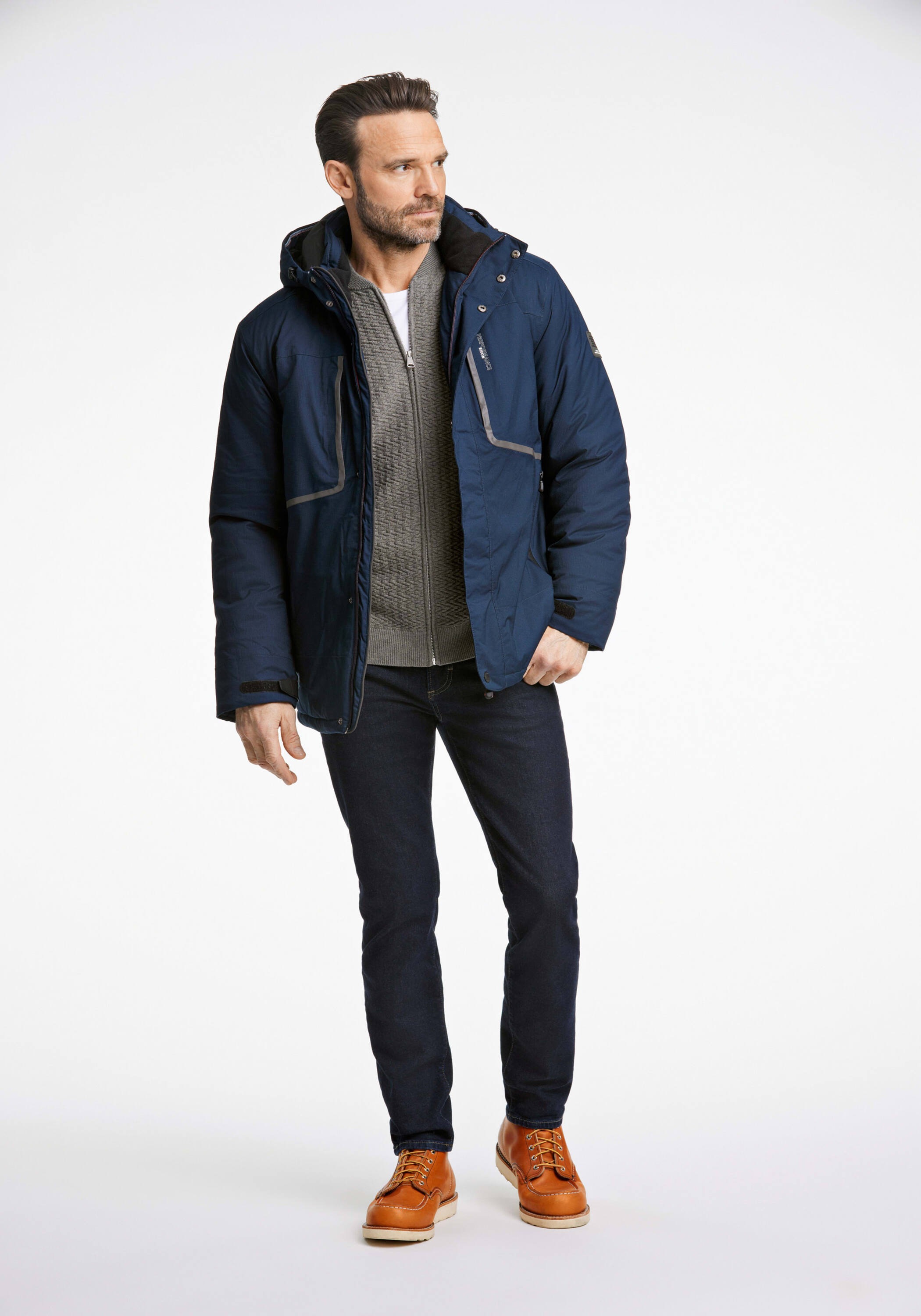 BISON Functional Jacket Regular Fit Blue L 3