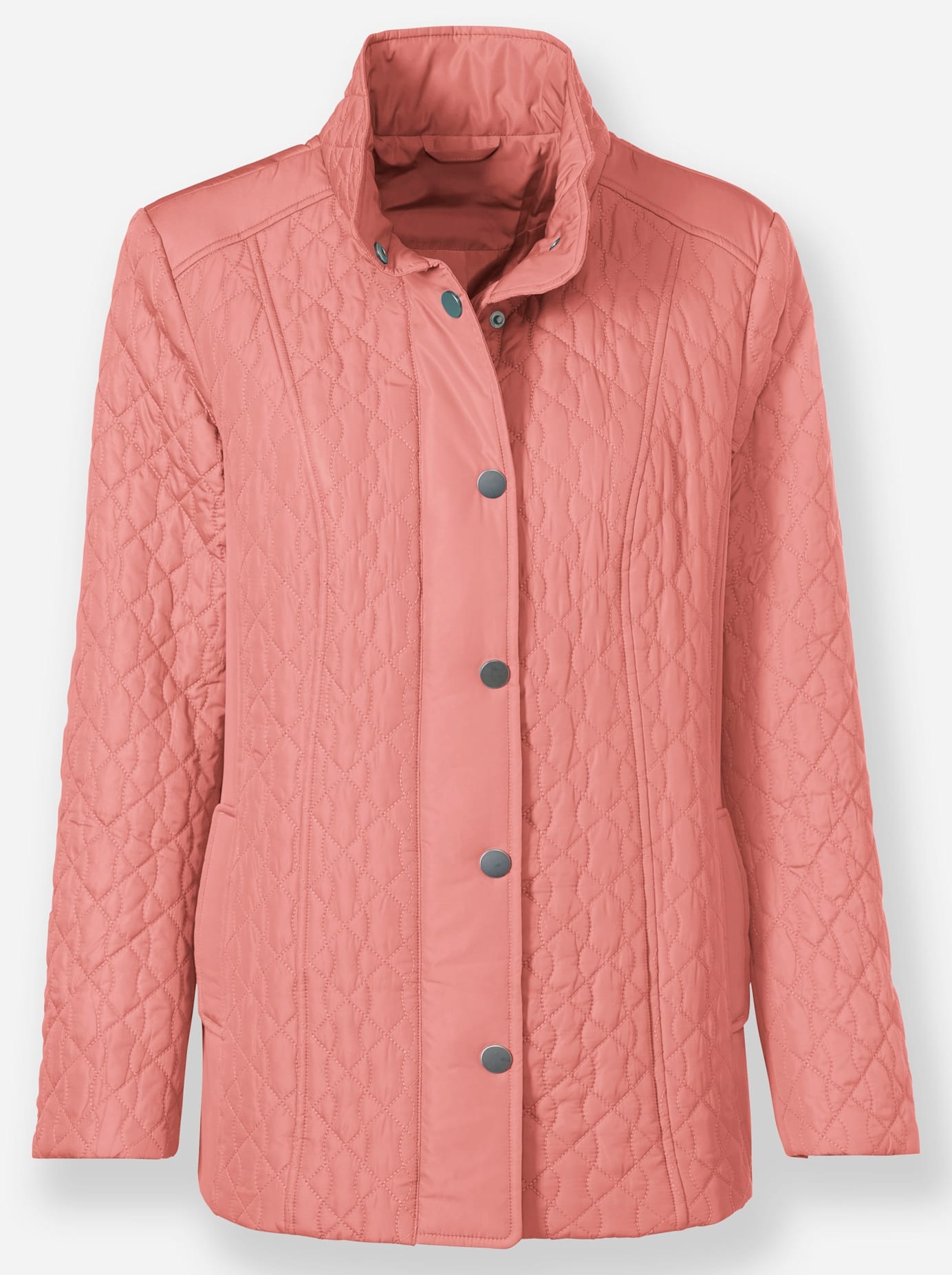Steppjacke CLASSIC, Damen, Gr. 50, rosa (flamingo), 100% Polyester, Wattierung:100% Polyester, unifarben, Jacken Steppjacke 2