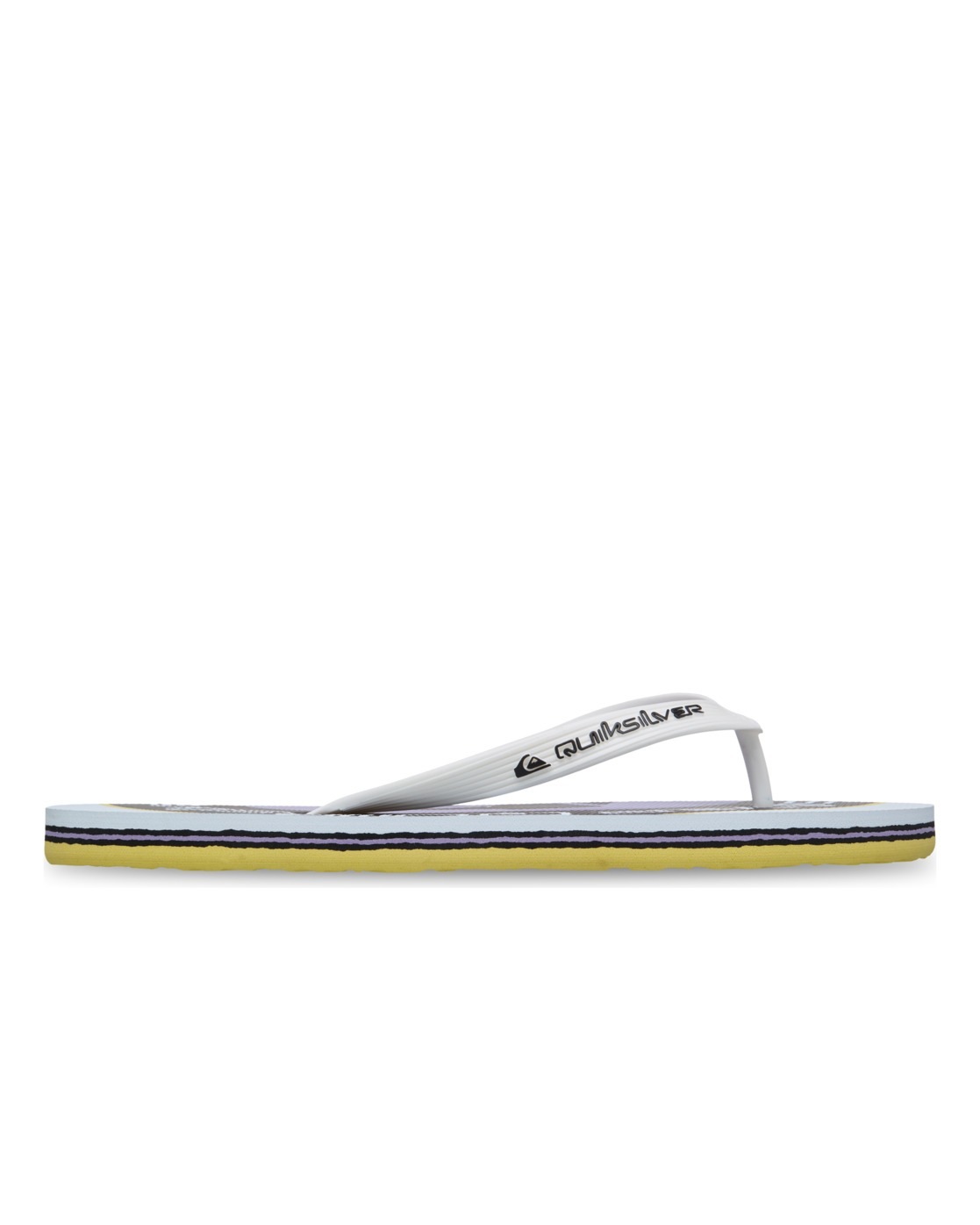 Sandale QUIKSILVER "Molokai Screen", Herren, Gr. 12(45), weiß, Obermaterial:Obermaterial: 100% Synthetik, Futter: 100% Synthetik, Laufsohle: 100% Schwammgummi;, Schuhe Sandale
