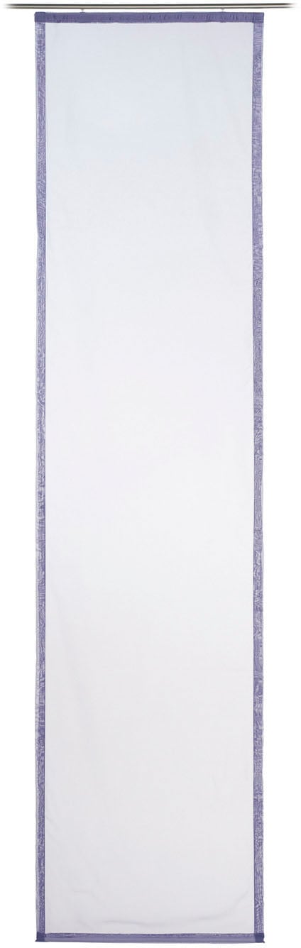 Gözze "Sambia Schiebevorhang" Paneelwagen 1 Stk. tlg. HxB: 245x60, Voilé Uni, inklusive Montagezubehör