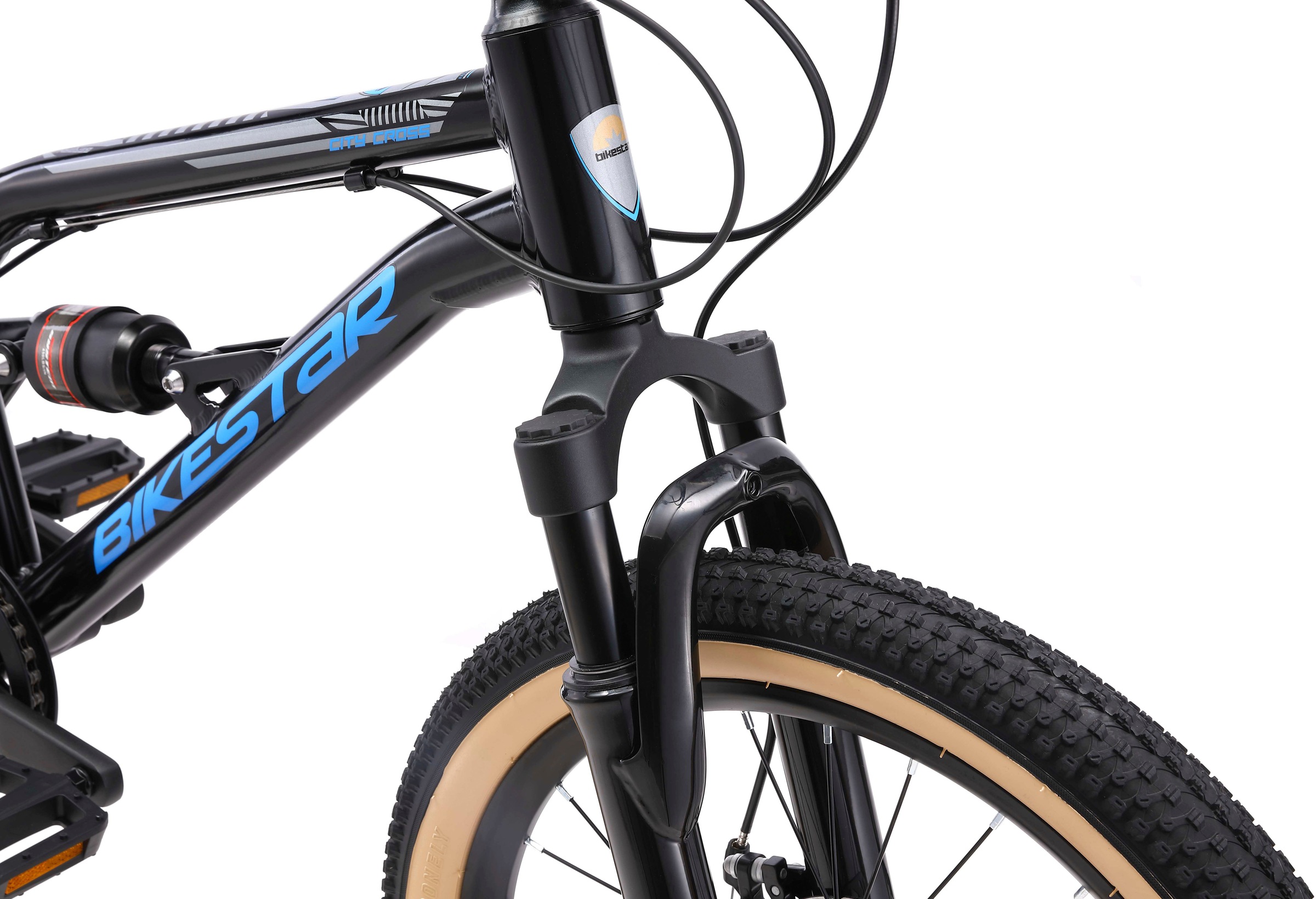 Bikestar Jugendfahrrad, 7 Gang, Shimano, RD-TY21 Schaltwerk, Kettenschaltung