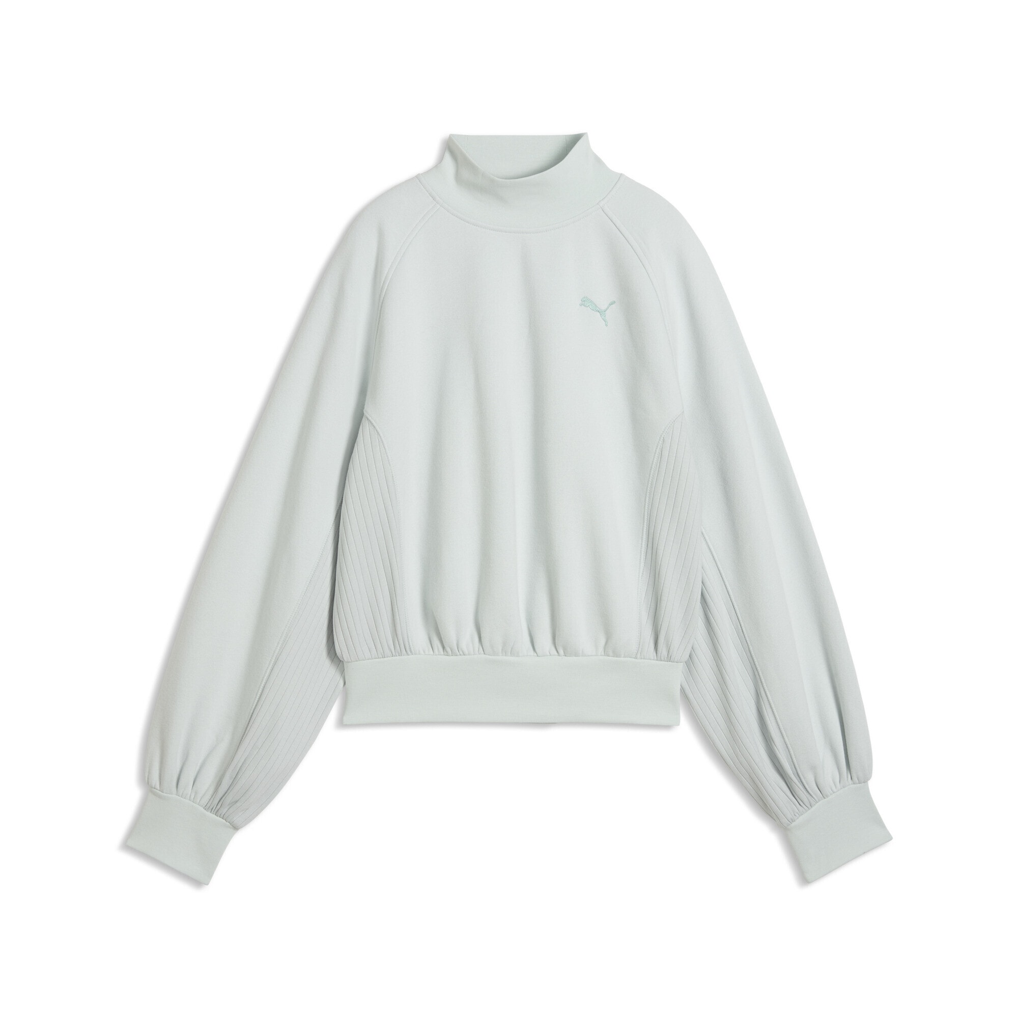 PUMA Sweatshirt "HER Relaxed Crew Sweatshirt mit Stehkragen Damen"