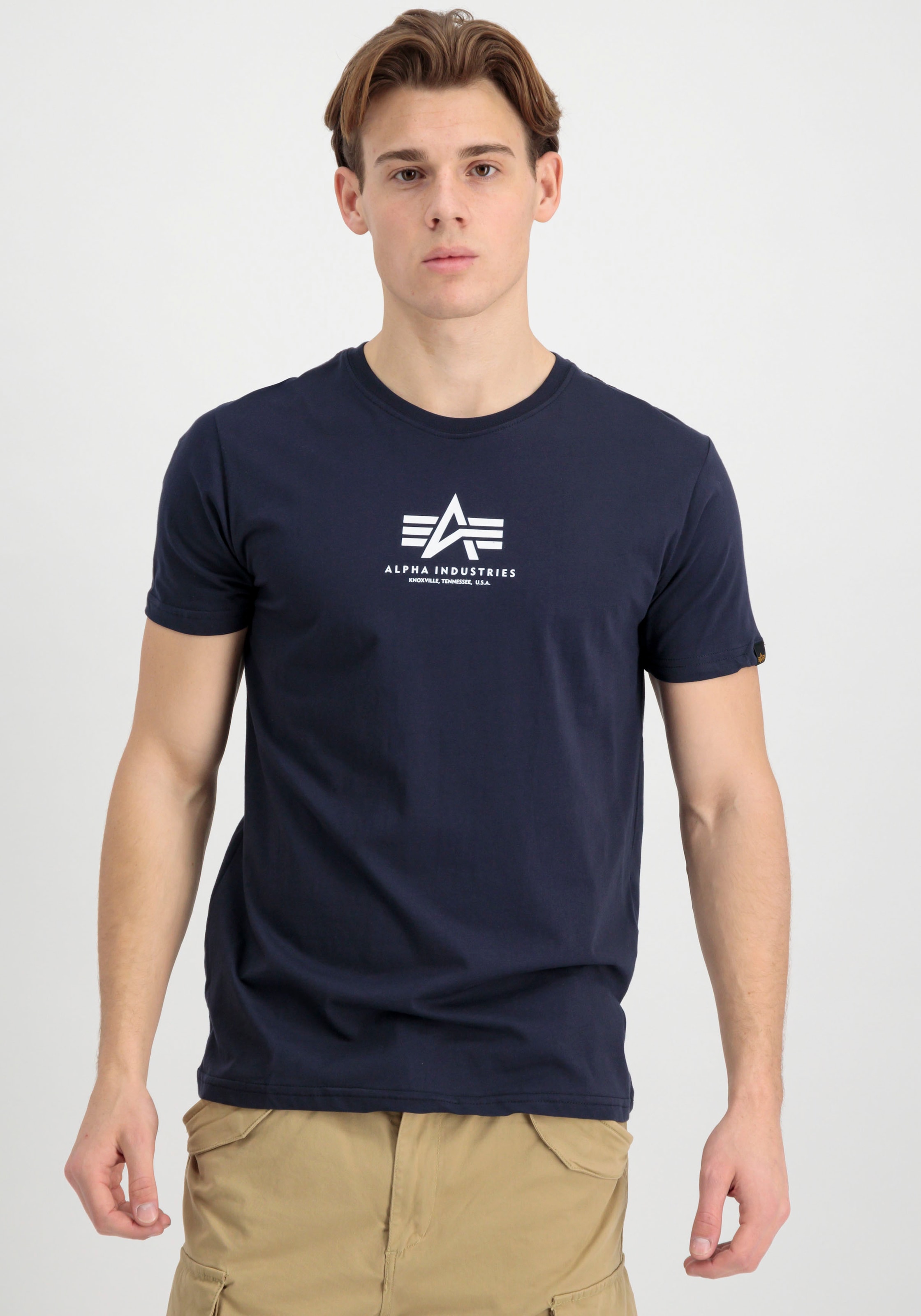 Alpha Industries Rundhalsshirt »Basic T ML«