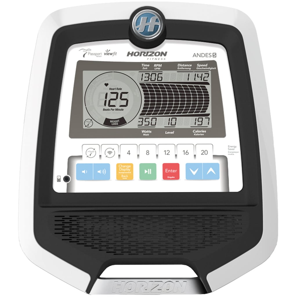 Horizon Fitness Ellipsentrainer-Ergometer »Andes 5 Viewfit«