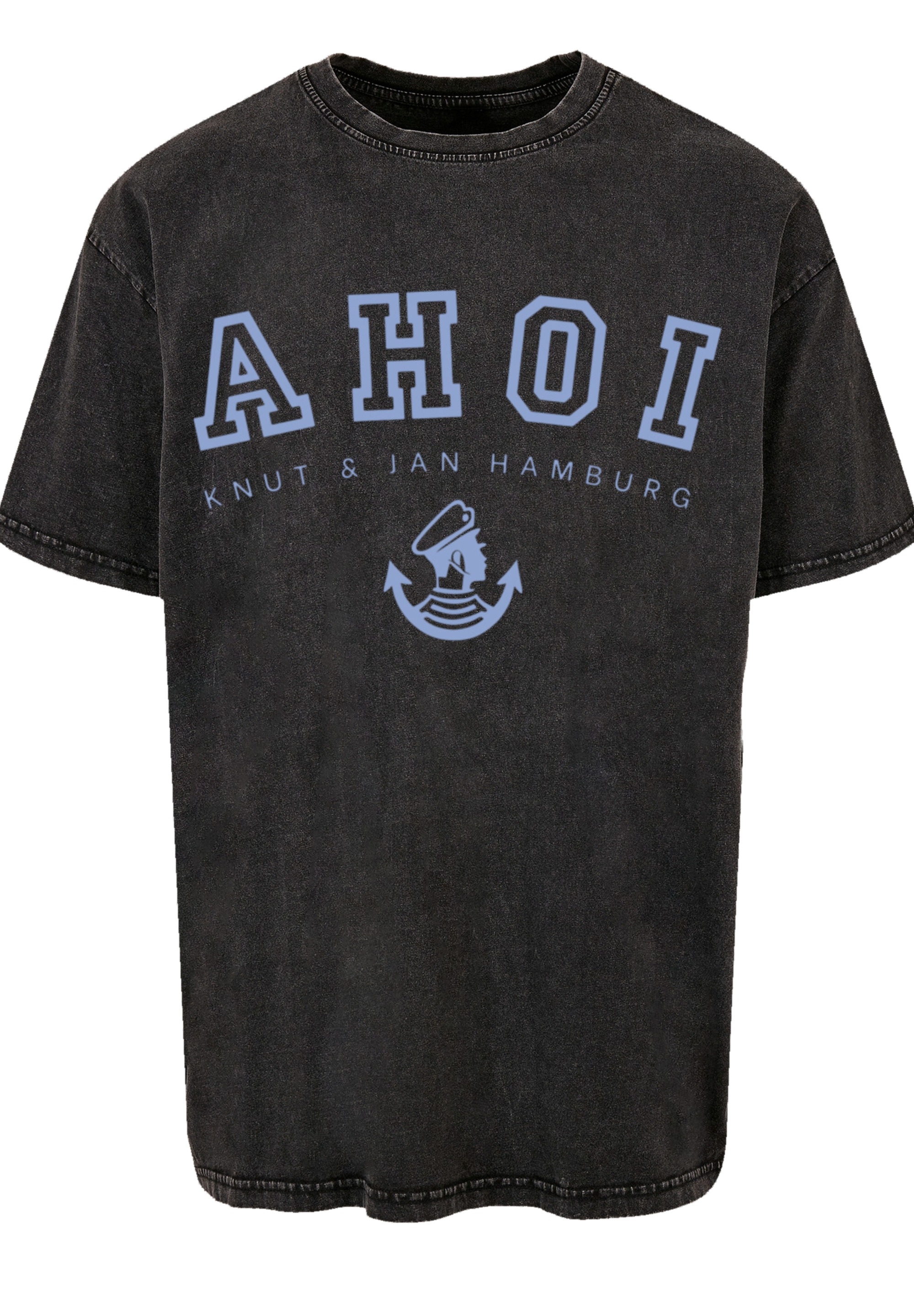 F4NT4STIC T-Shirt »Ahoi Knut & Jan Hamburg«, Print