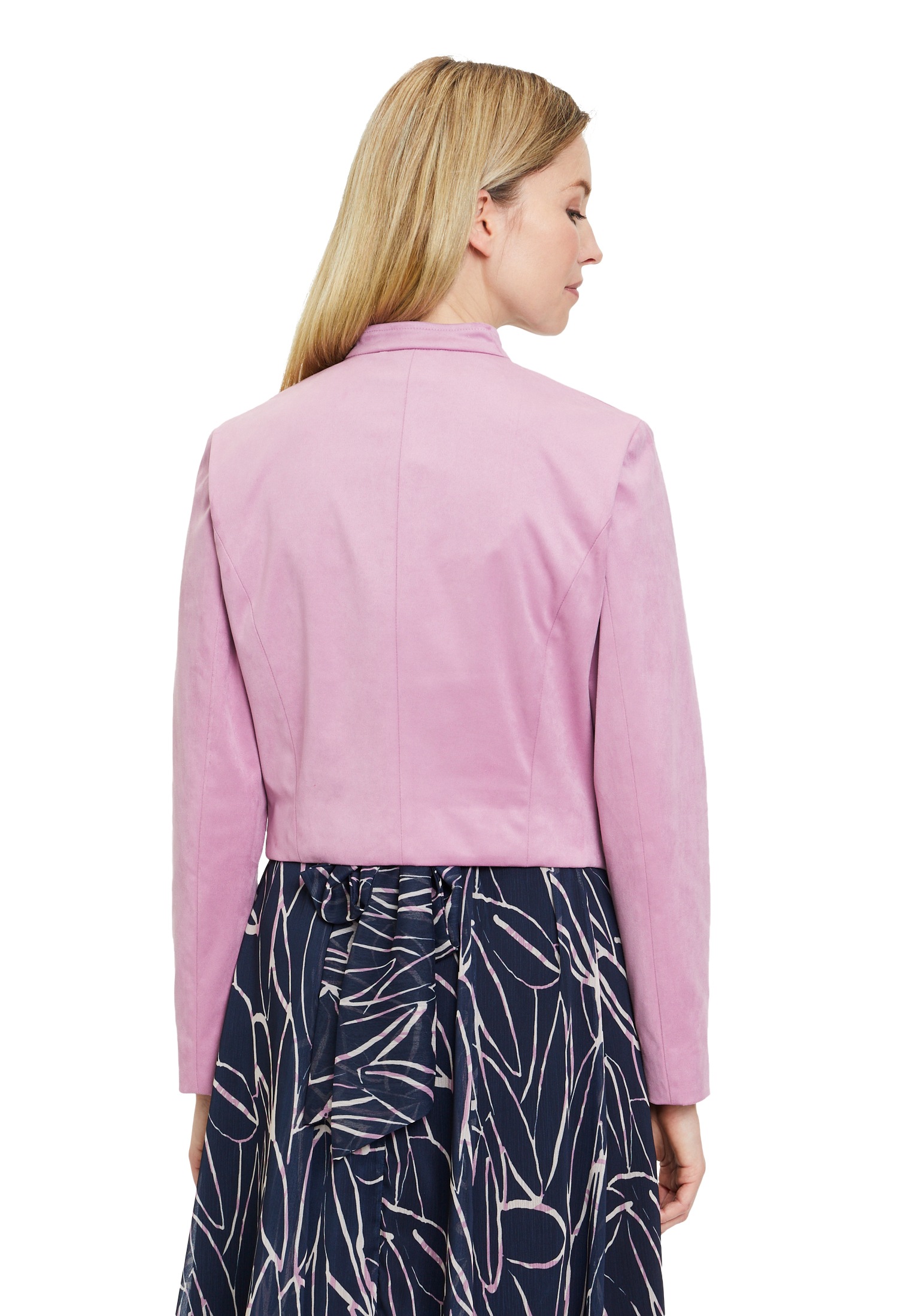 Betty&Co Jackenblazer »Betty & Co Bolero-Jacke mit Stehkragen«, Material