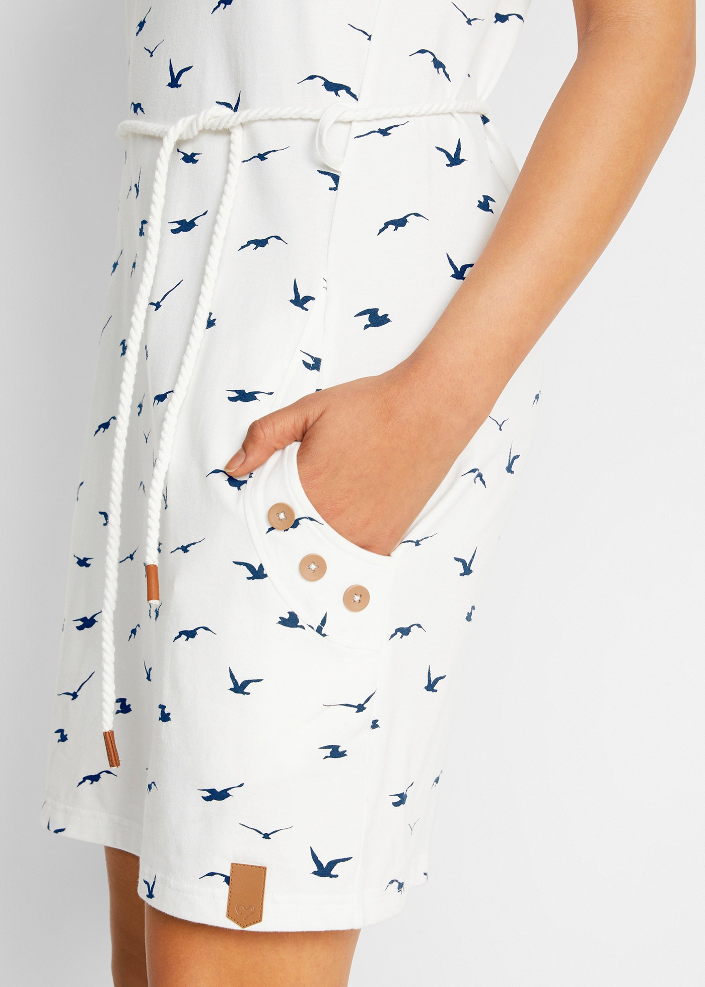 Thumbnail - bonprix Shirtkleid Eingrifftaschen mit All-Over Print