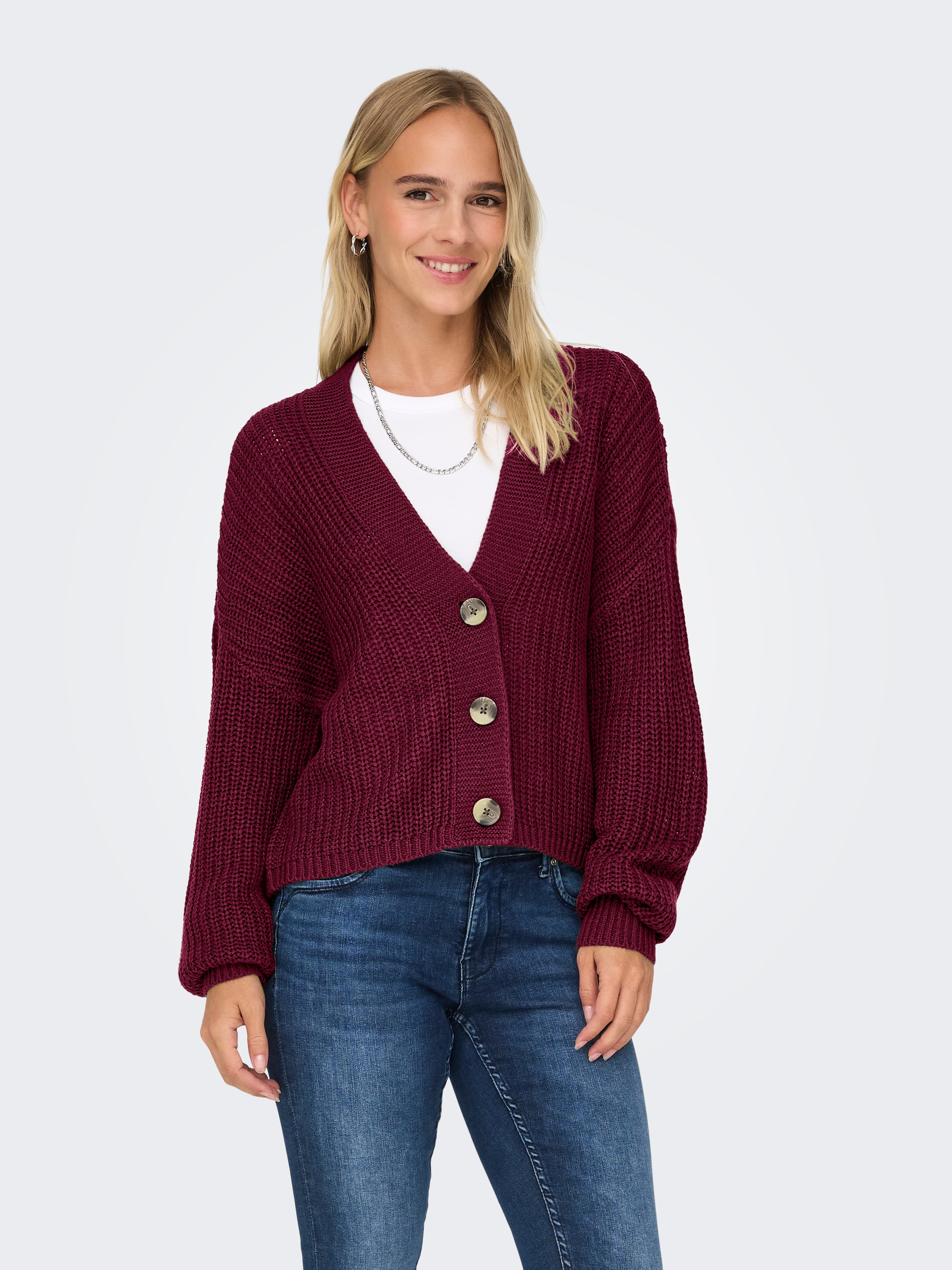 ONLY Strickjacke "ONLCAROL NICE L/S CARDIGAN KNT NOOS" Kunstfaser, regular günstig online kaufen