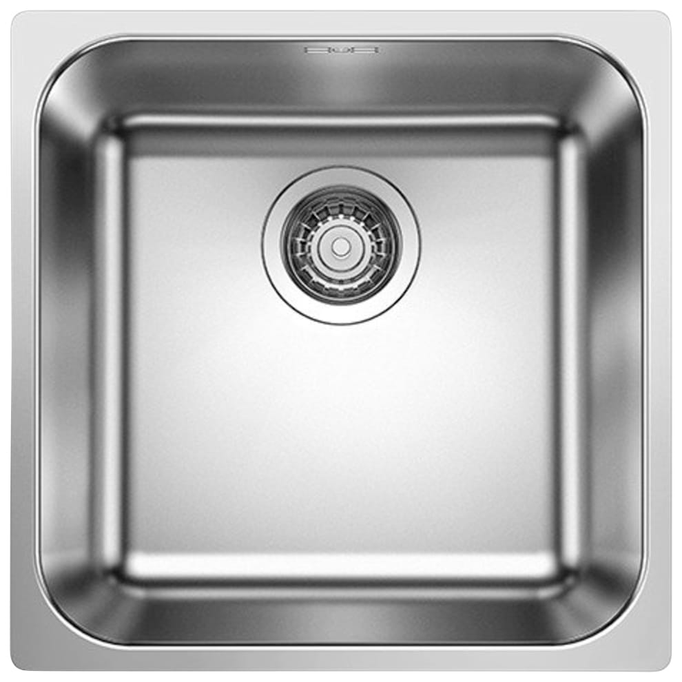 Blanco Edelstahlspüle "SUPRA 400-IF R12" 1 Stk. tlg. zum wechselseitigen Einbau geeignet