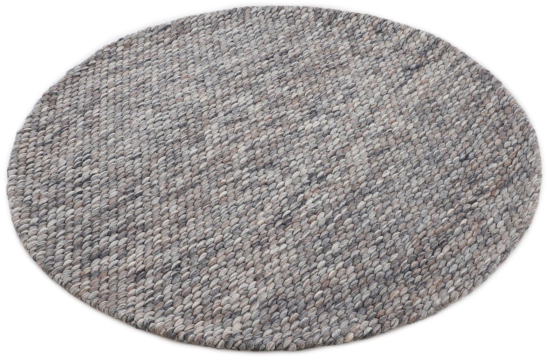 »Sina«, carpetfine Handweb BAUR auf Rechnung weich Teppich, rund, Wolle, Wollteppich & | handgewebt, meliert, reine kuschelig