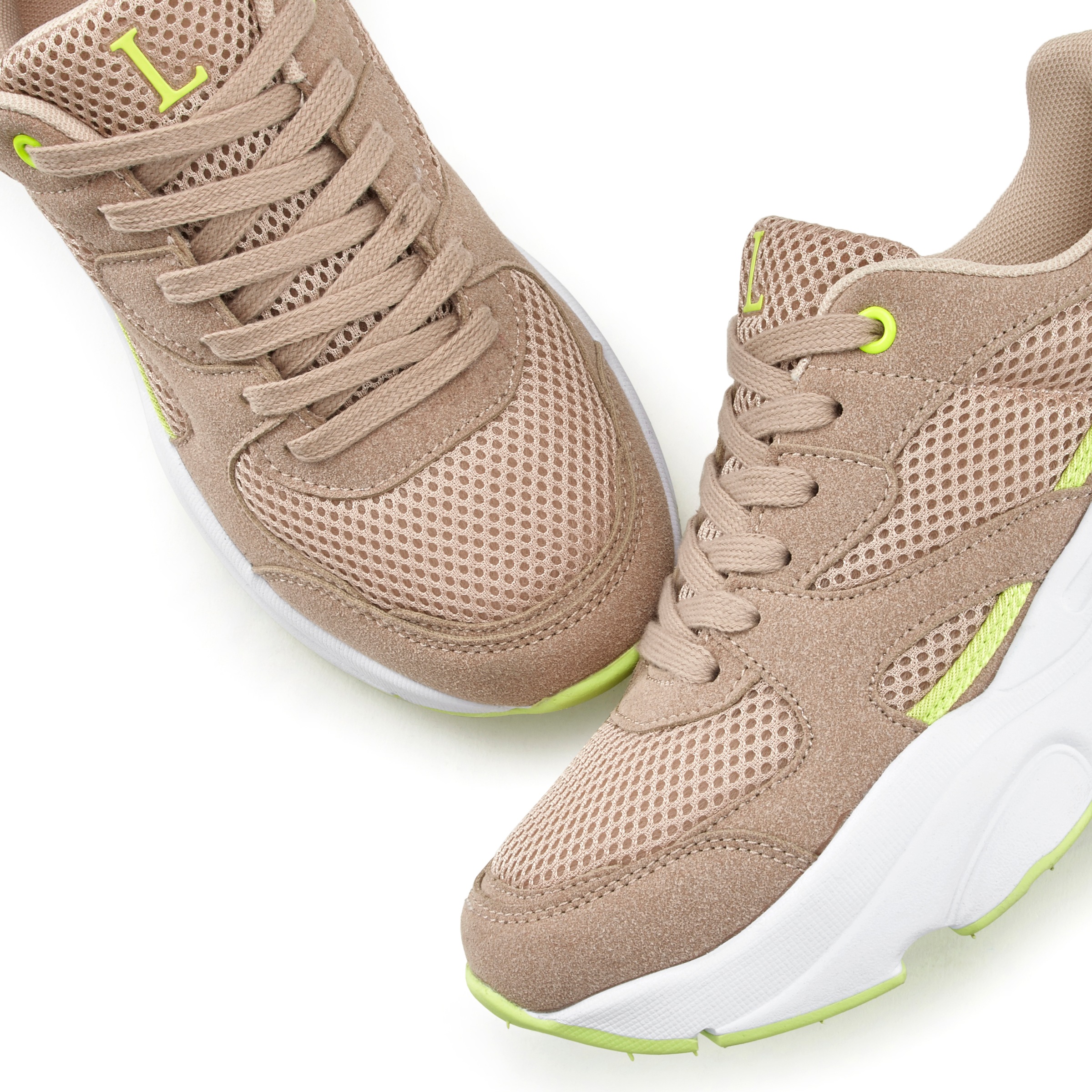 LASCANA Chunky Sneaker Yellow/Beige 37 3