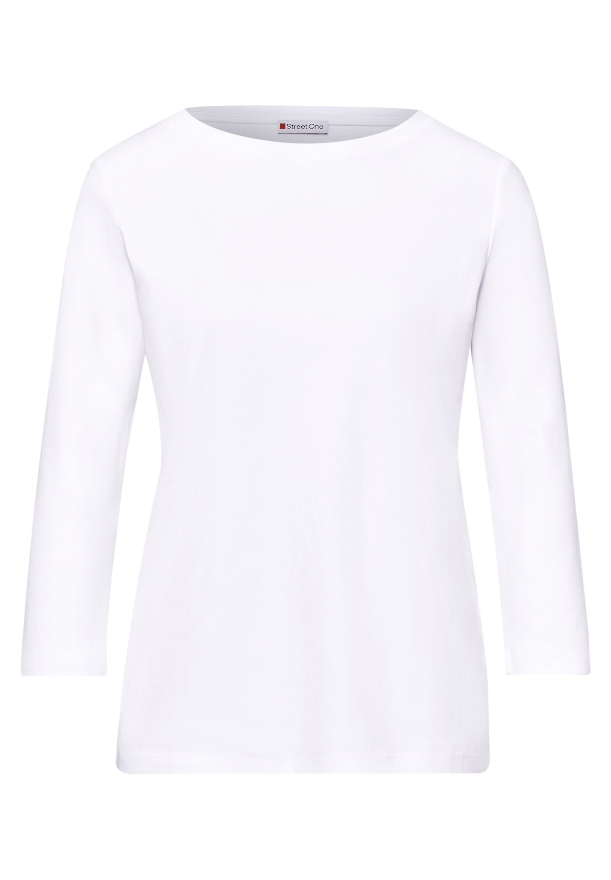 STREET ONE 3/4-Arm-Shirt aus reiner Baumwolle