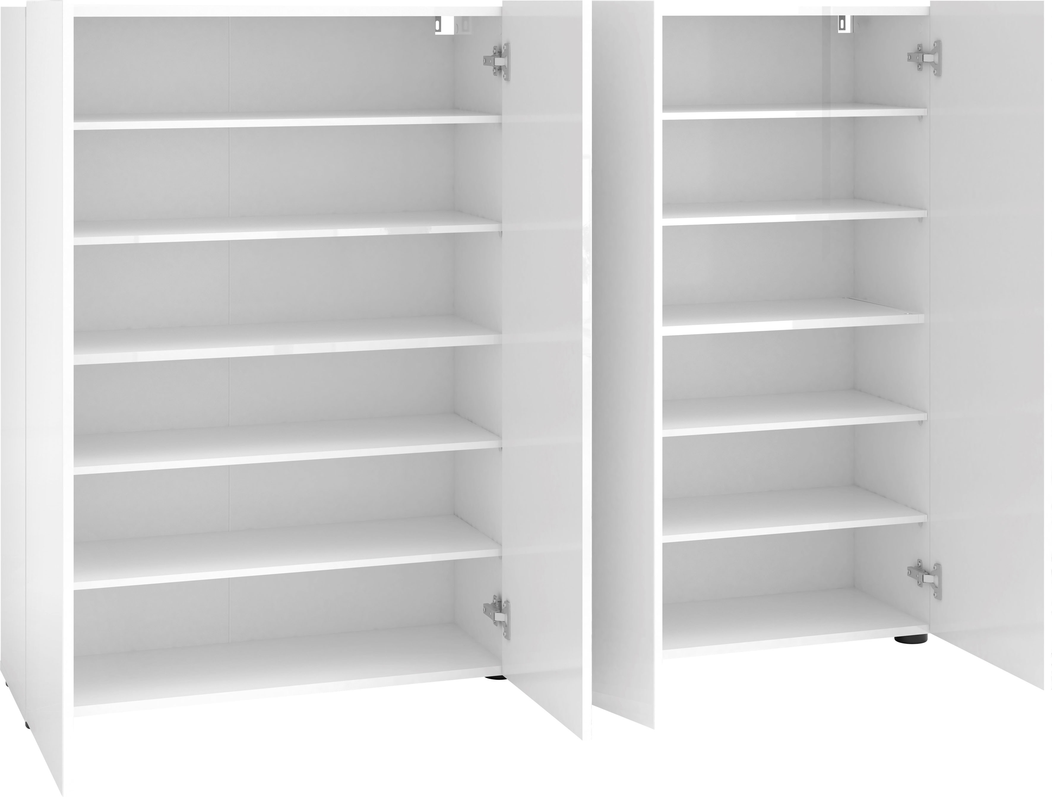 Thumbnail - INOSIGN Schuhschrank "Mister", Breite 160 cm, 4 Türen, Hochglanz Lackierung