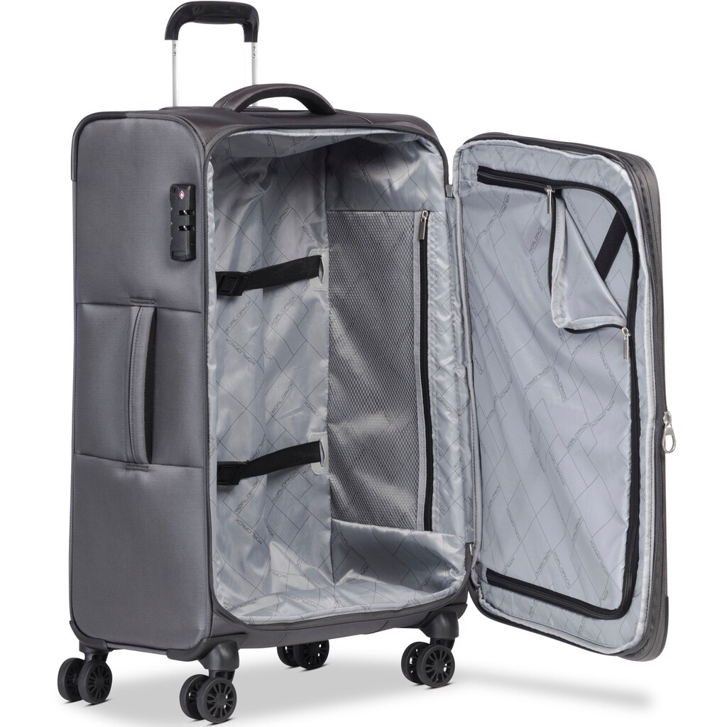 WORLDPACK Trolleyset »Denver, dunkelgrau«, (3 tlg.)