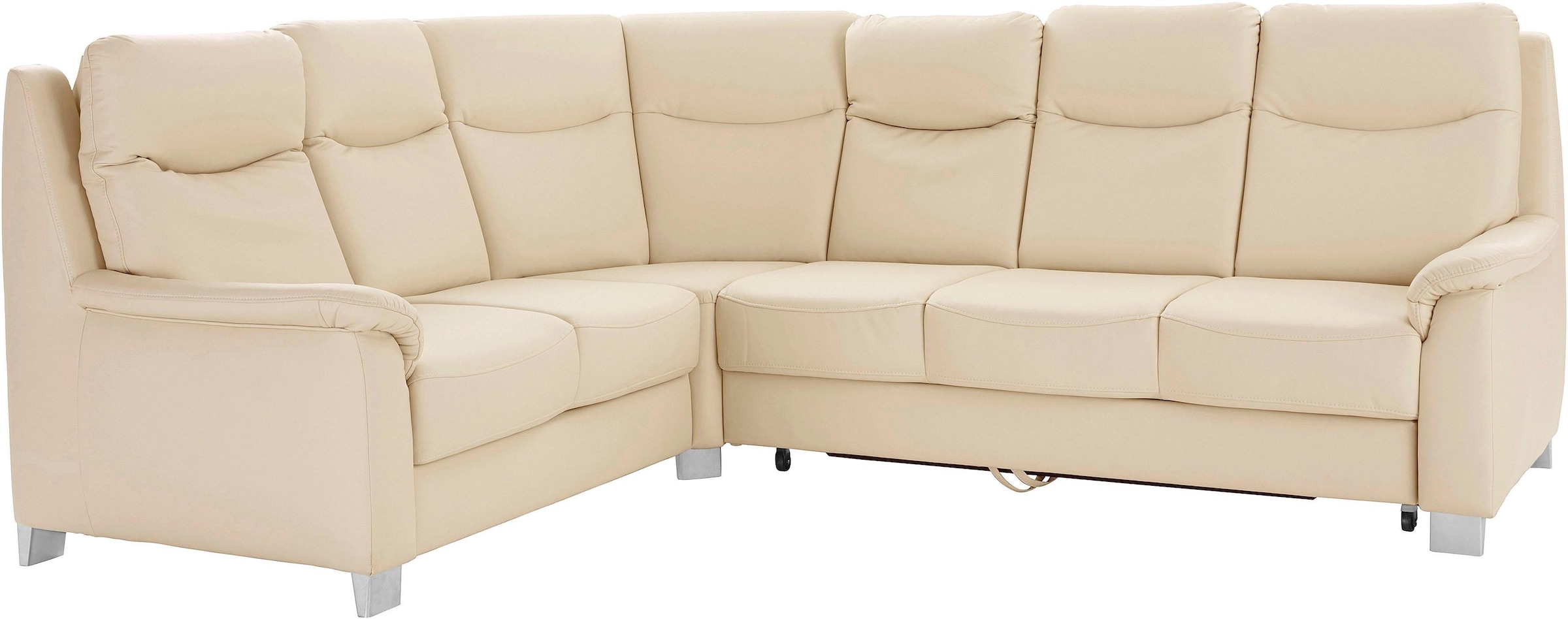 sit&more Ecksofa »Boccaccio L-Form«, mit Federkern und Kopfteilverstellung, wahlweise mit Bettfunktion