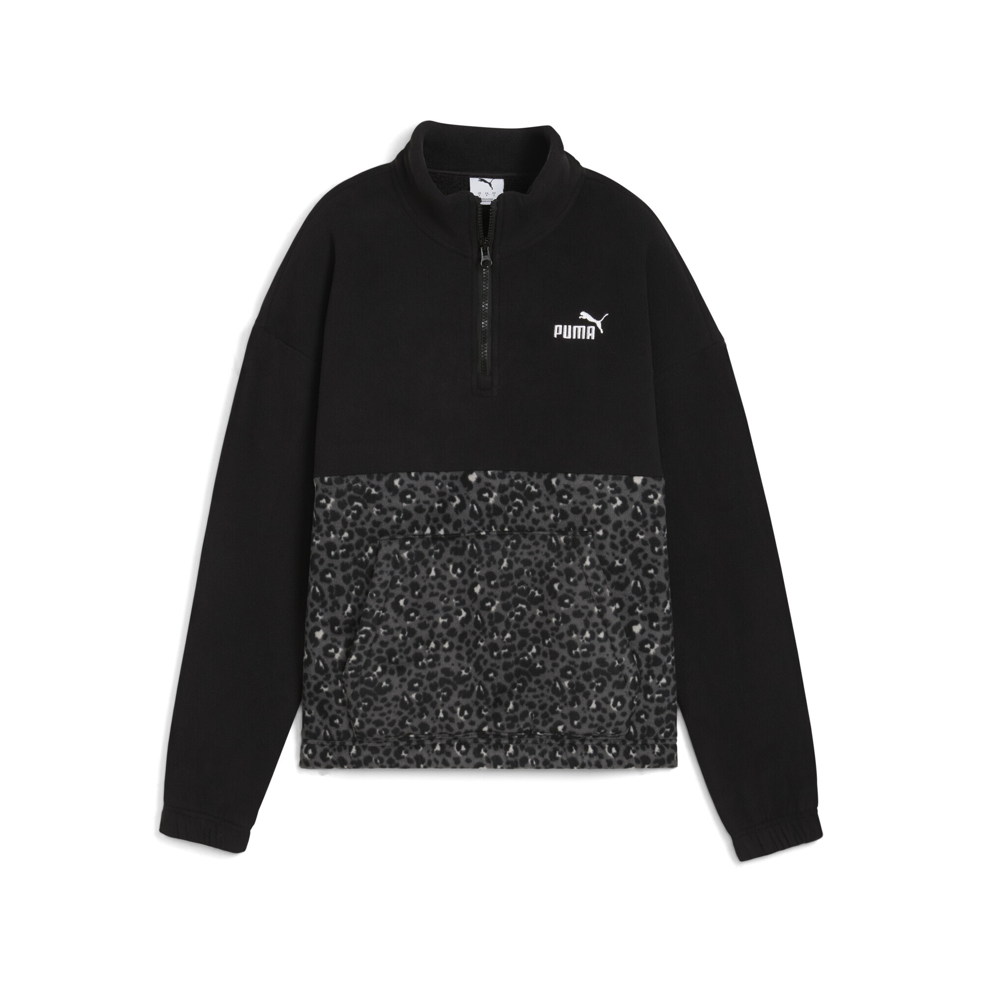 PUMA Sweatshirt "Essentials Relaxed Crew Sweatshirt mit Animal-Print Damen" günstig online kaufen