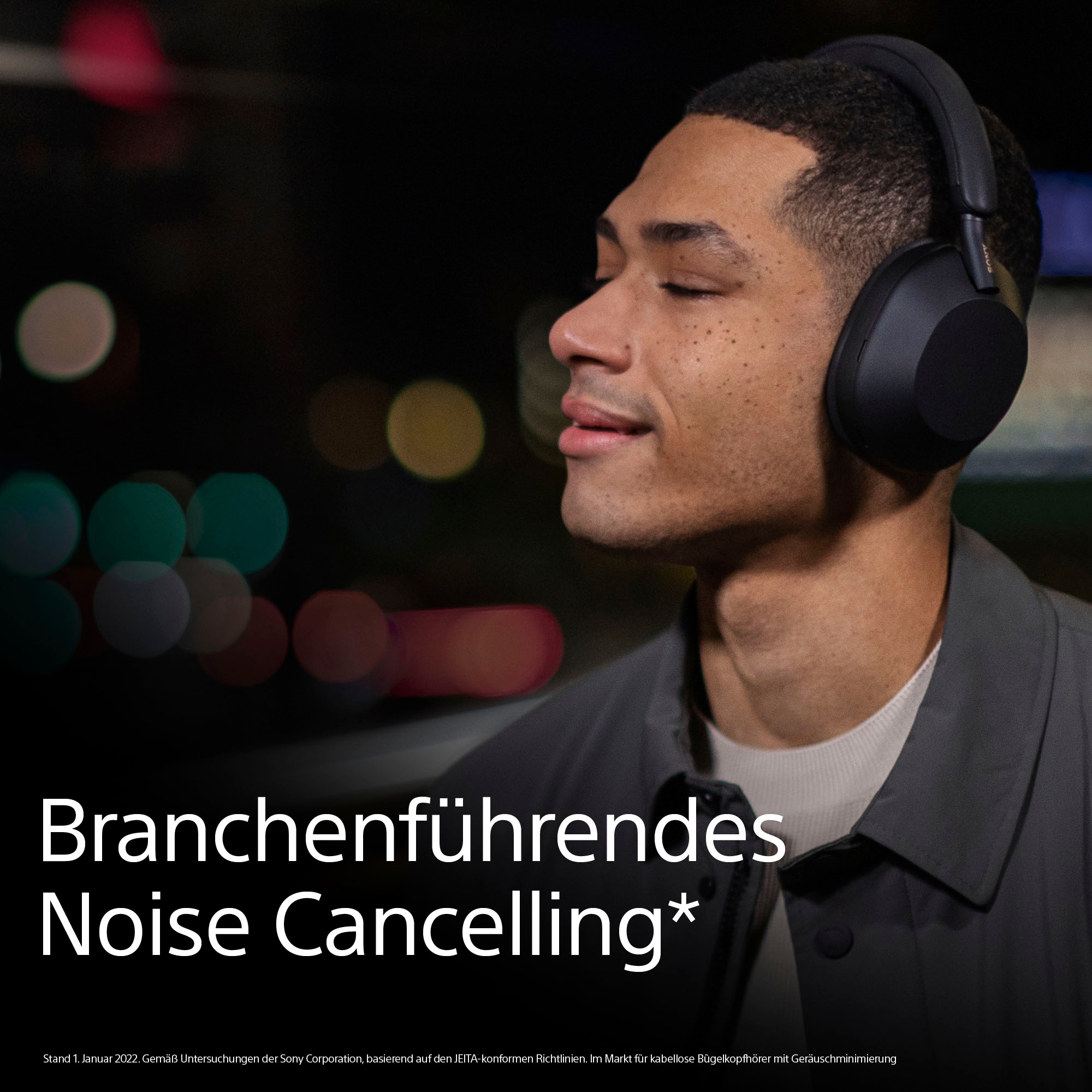 Sony Bluetooth-Kopfhörer »WH1000XM5 kabellos«, A2DP Bluetooth-AVRCP Bluetooth-HFP-HSP-Bluetooth, Multi-Point-Verbindung-Sprachsteuerung-Rauschunterdrückung-Noise-Cancelling-Freisprechfunktion-Hi-Res
