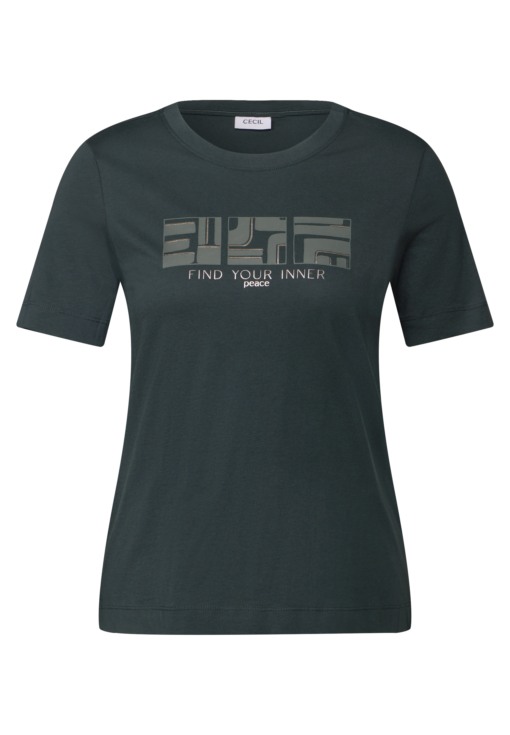Cecil T-Shirt, aus reiner Baumwolle